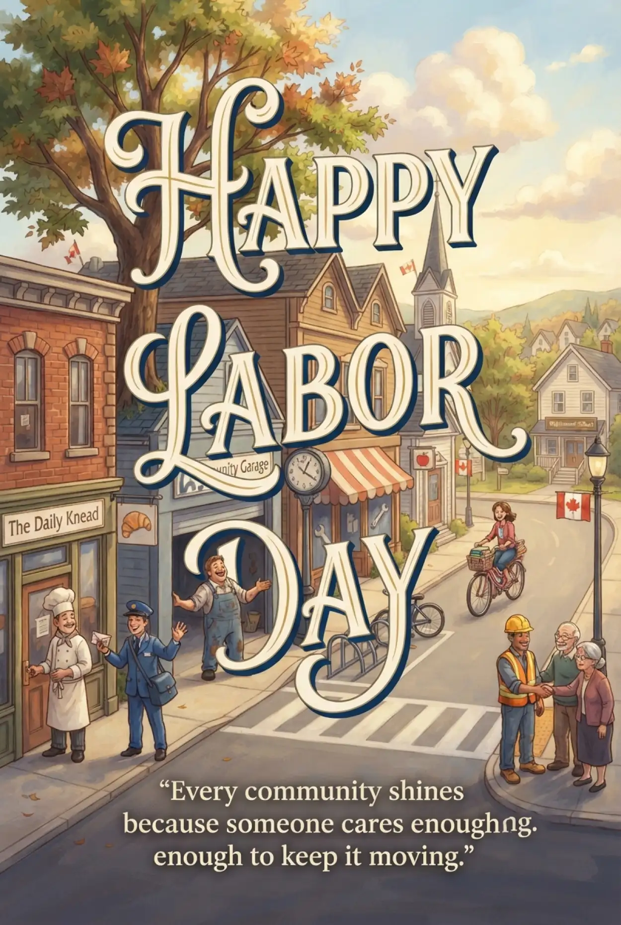 Free Download Happy Labour Day Canada 2026 Greeting Card Images - High Quality Happy Labour Day Canada 2026 Image