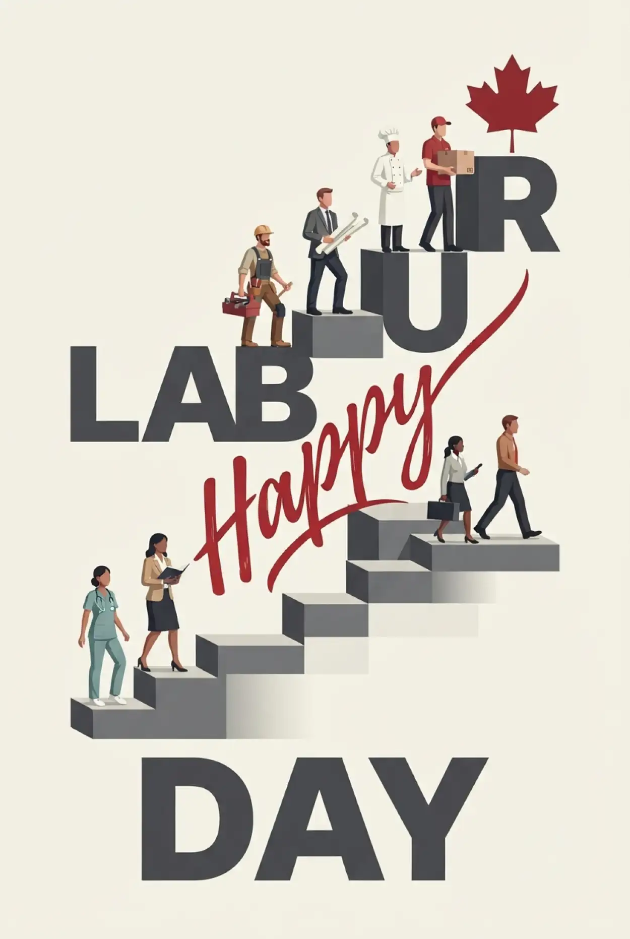 Free Download Happy Labour Day Canada 2026 Poster Design - High Quality Happy Labour Day Canada 2026 Image