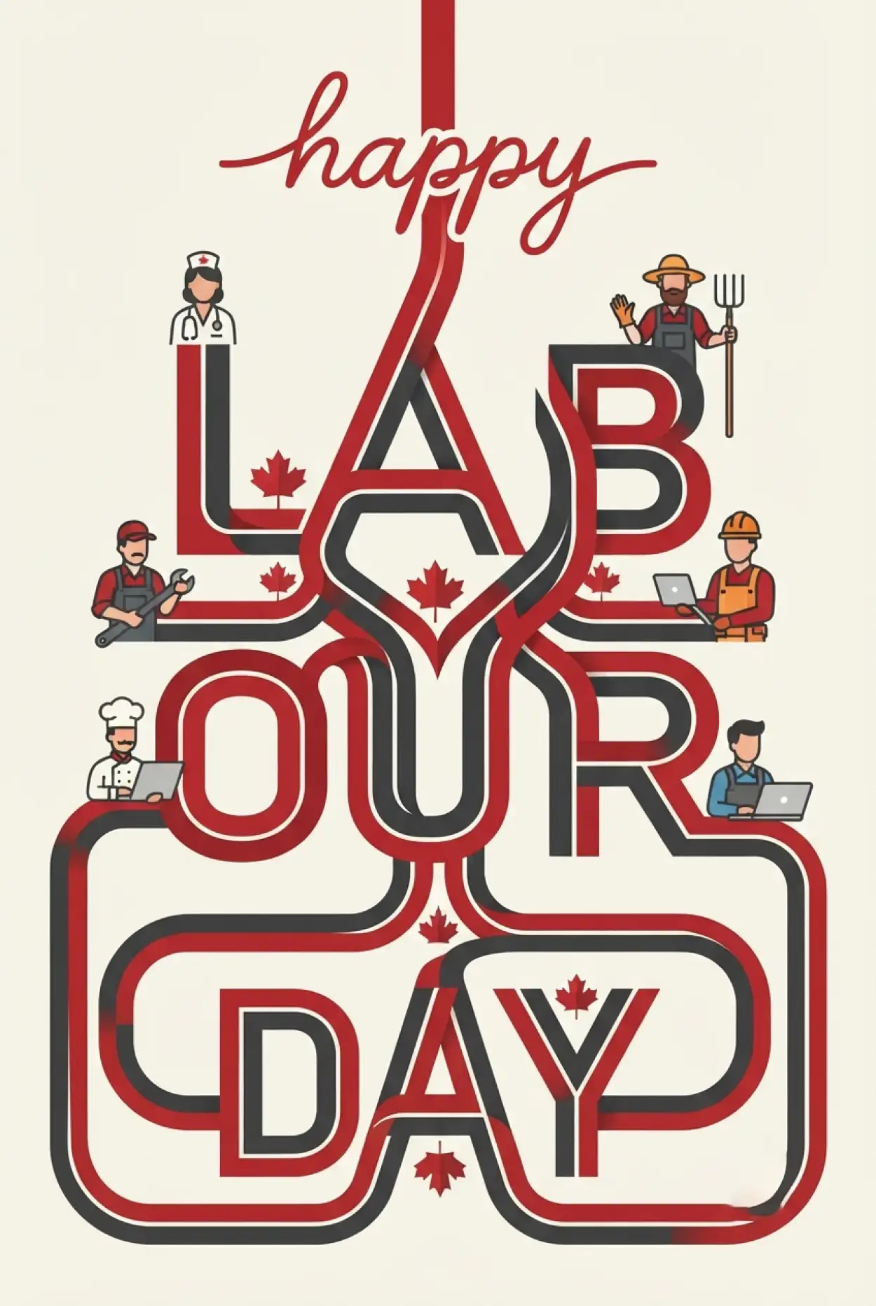Free Download Happy Labour Day Canada 2026 Wishes For Colleagues - High Quality Happy Labour Day Canada 2026 Image