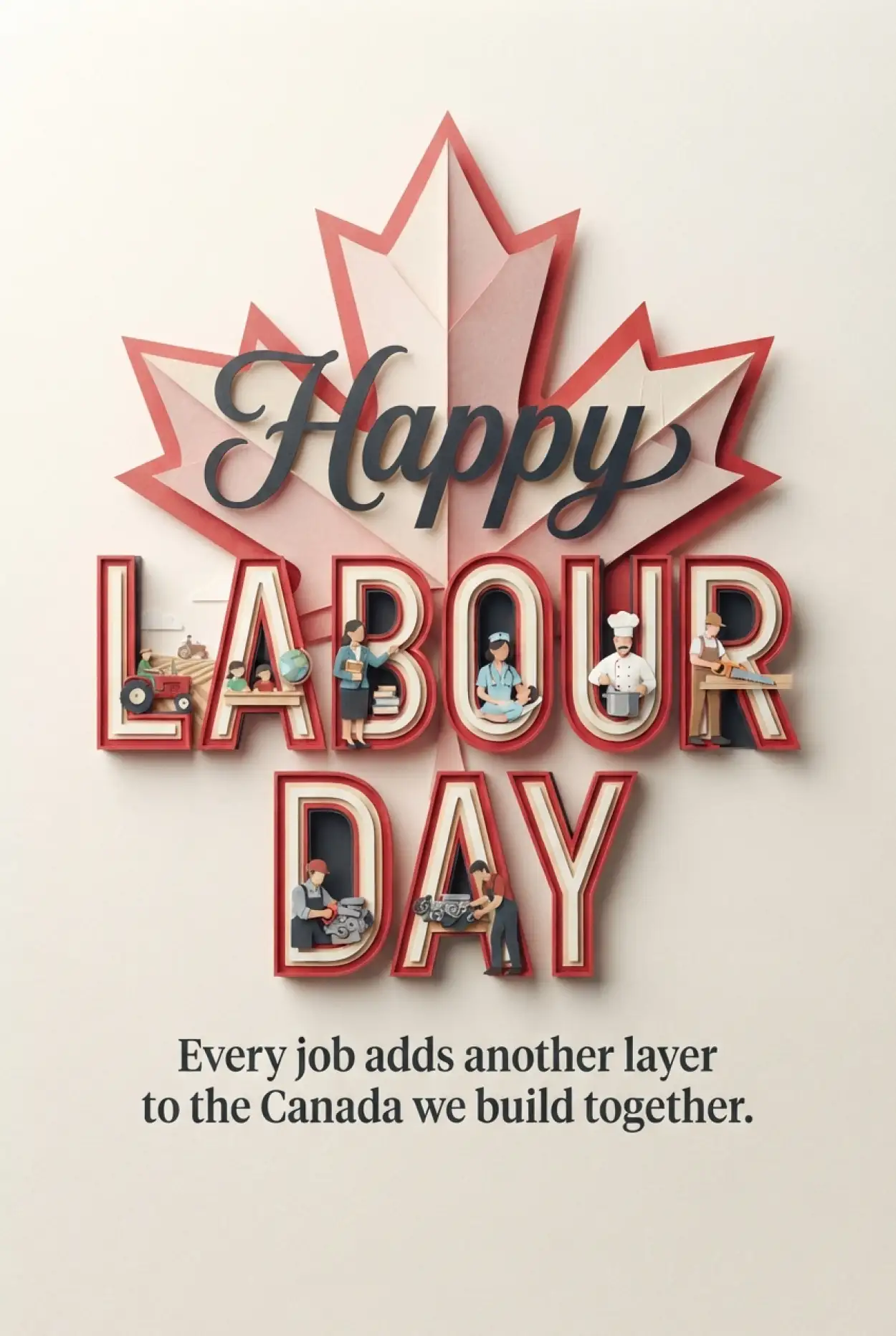 Free Download Happy Labour Day Canada 2026 Wishes For Staff - High Quality Happy Labour Day Canada 2026 Image