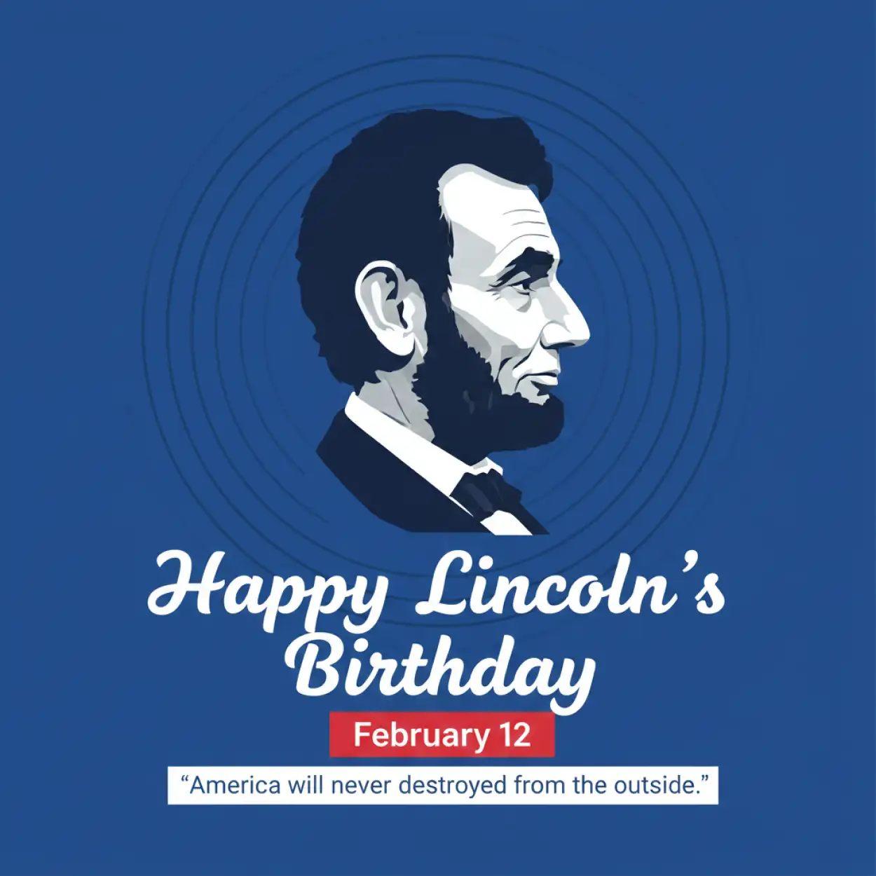 Free Download Happy Lincolns Birthday Patriotic Wallpaper - High Quality Happy Lincolns Birthday Background