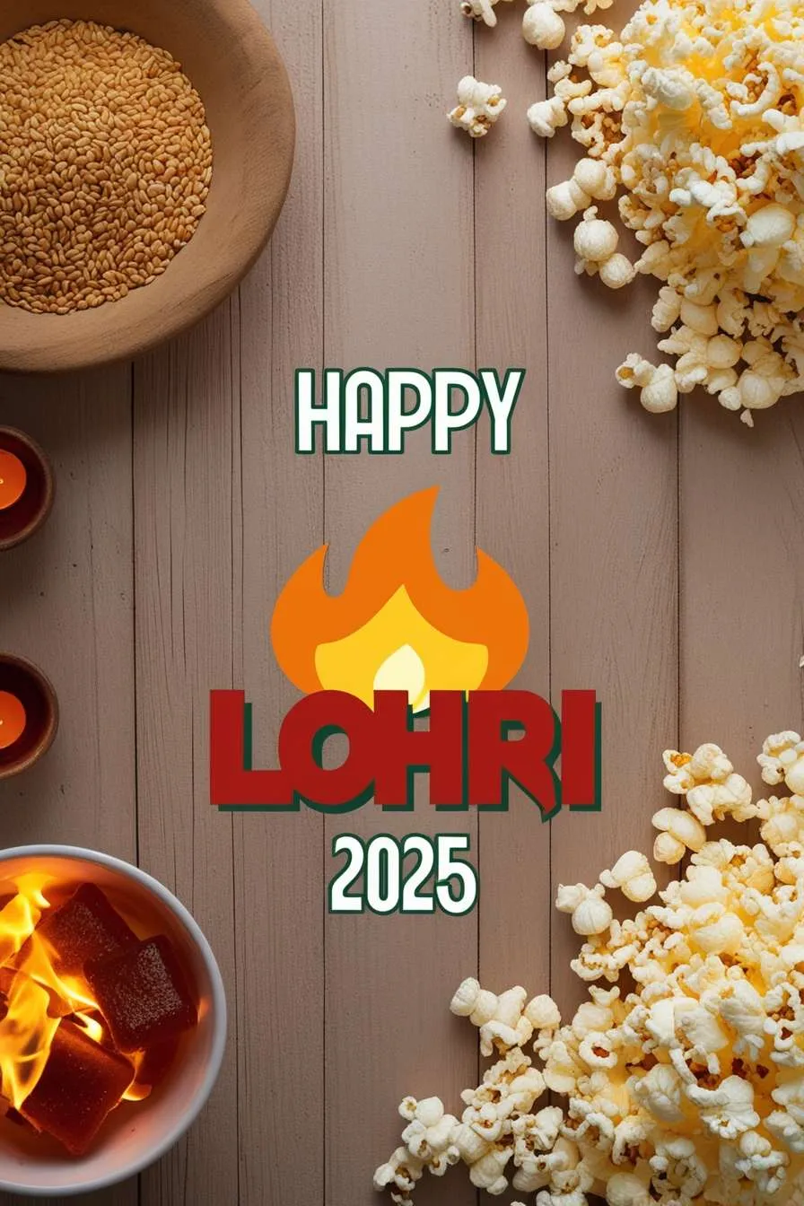 Happy Lohri 2025 Bonfire And Popcorn Images - Royalty Free Happy Lohri 2025 Image | Pngmagic Free Download Happy Lohri 2025 Bonfire And Popcorn Images - High Quality Happy Lohri 2025 Background