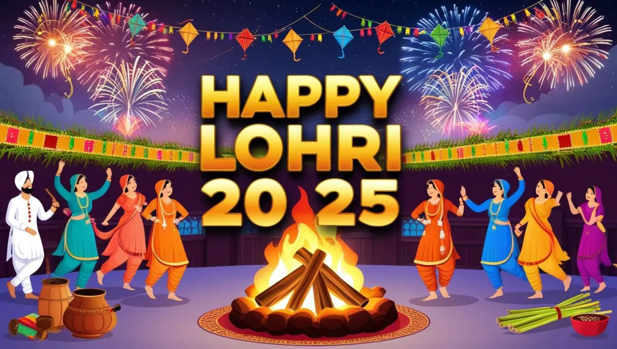 Happy Lohri 2025 Firework Celebration Pictures - Royalty Free Happy Lohri 2025 Image | Pngmagic Free Download Happy Lohri 2025 Firework Celebration Pictures - High Quality Happy Lohri 2025 Background