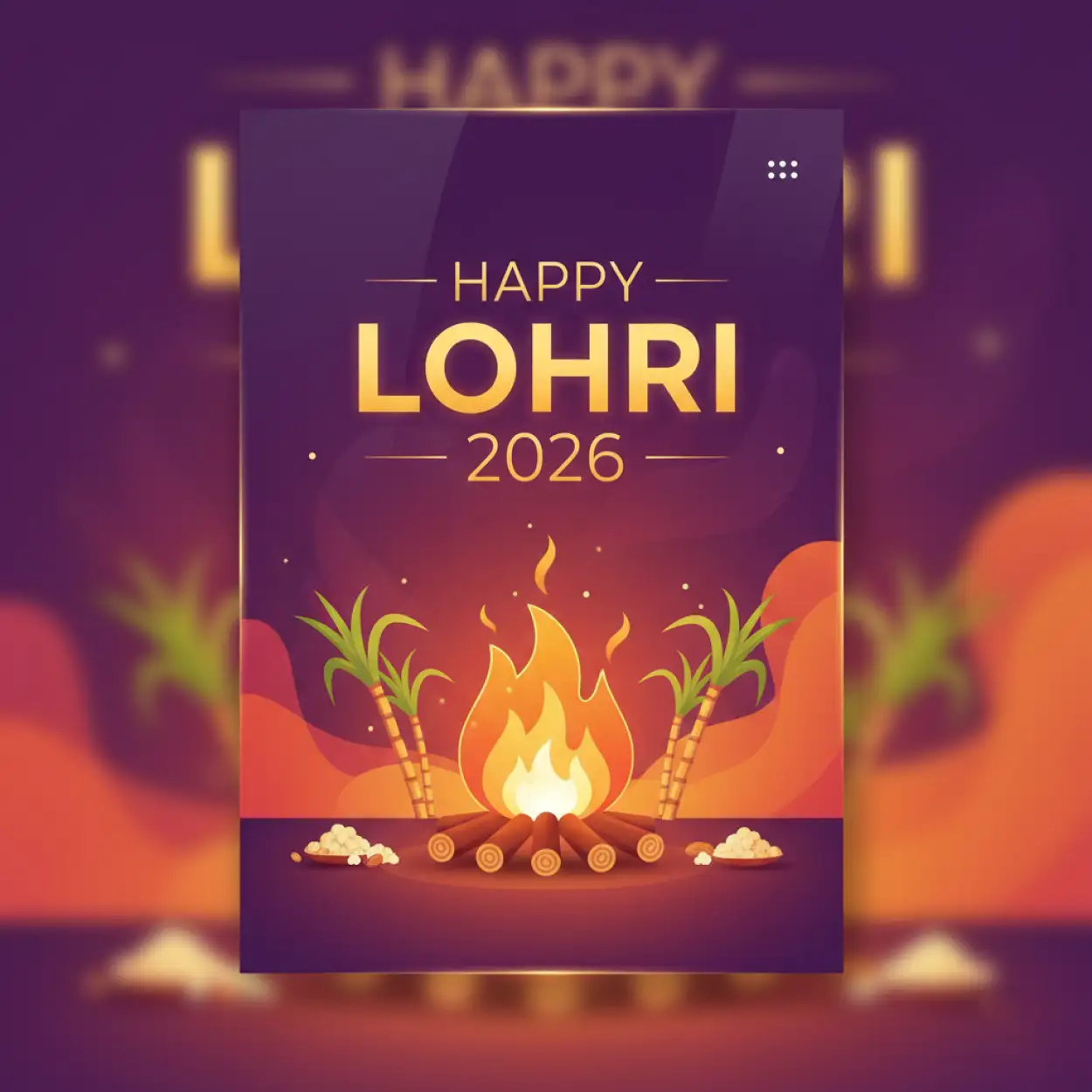 Free Download Happy Lohri 2026 Free Png Images - High Quality Happy Lohri 2026 Transparent PNG