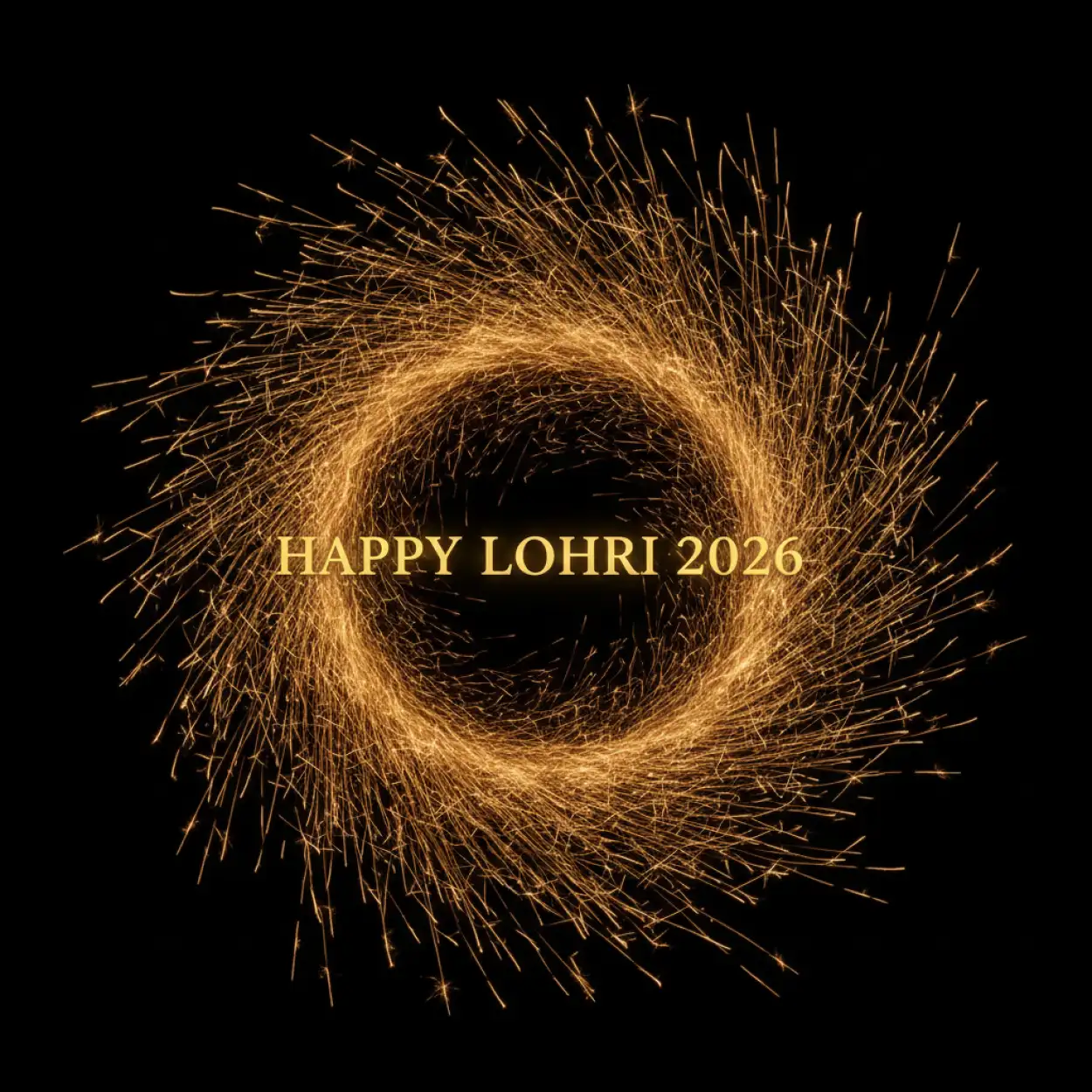 Free Download Happy Lohri 2026 Ghibli Style Illustration - High Quality Happy Lohri 2026 Image