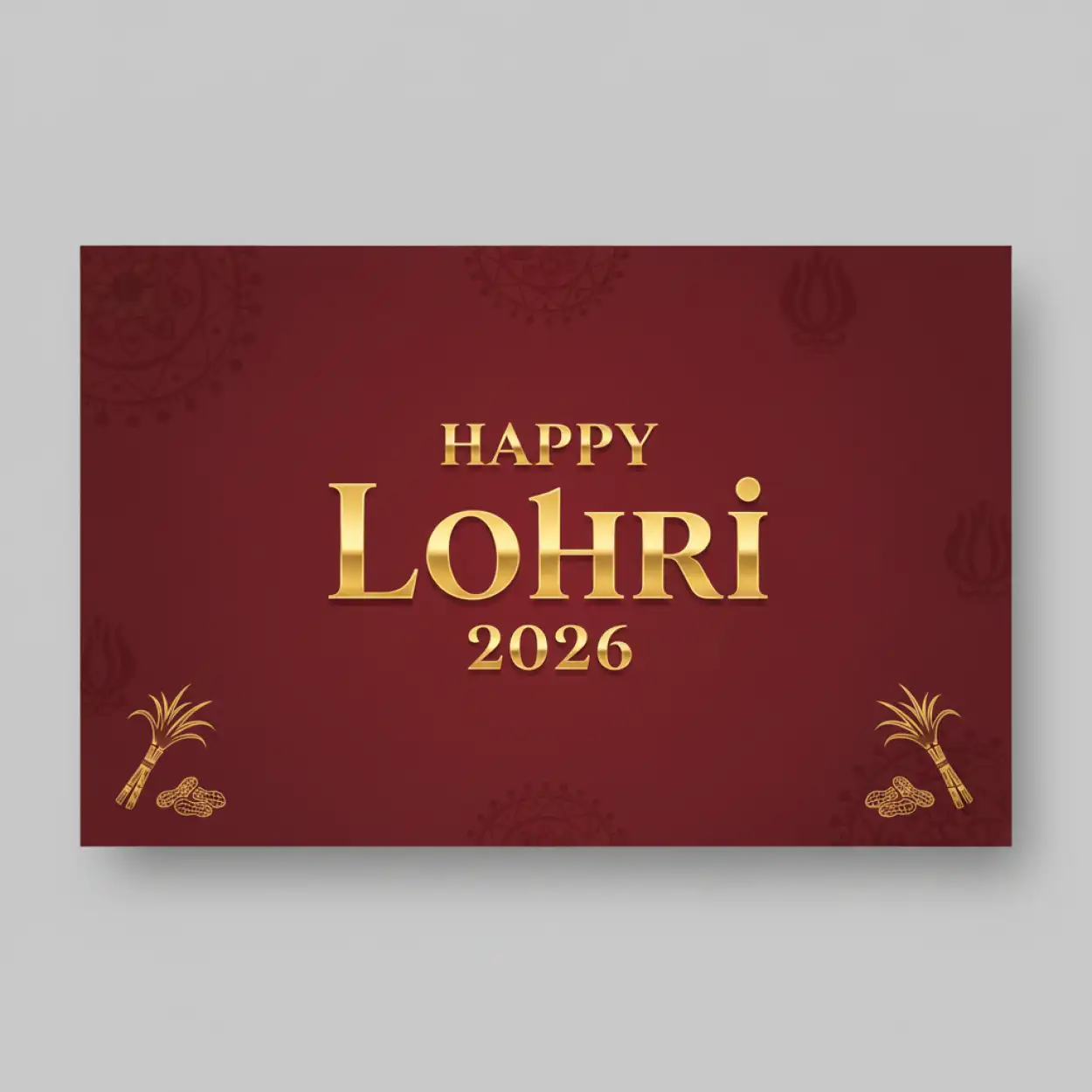 Free Download Happy Lohri 2026 Greeting Ai Image - High Quality Happy Lohri 2026 Greetings Image