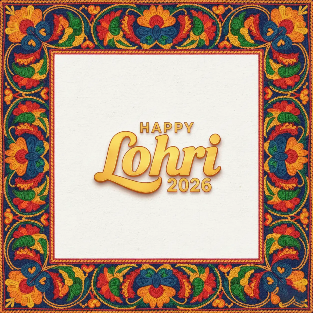 Free Download Happy Lohri 2026 Greeting Background - High Quality Happy Lohri 2026 Greetings Background Image