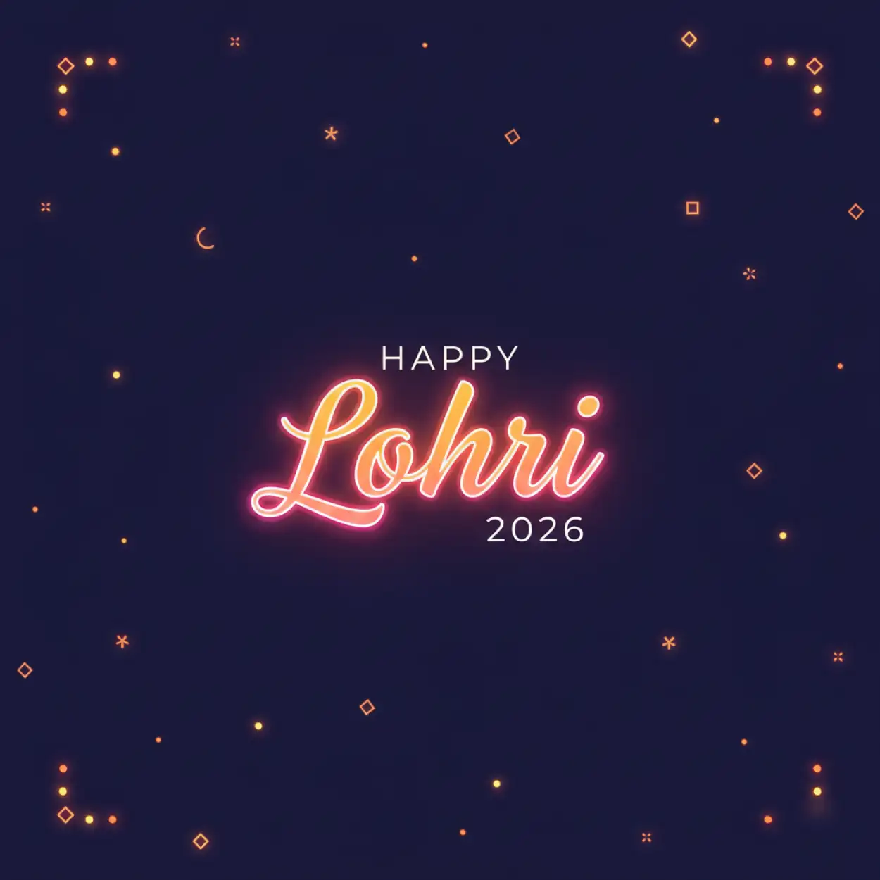 Free Download Happy Lohri 2026 Greetings Corporate Card - High Quality Happy Lohri 2026 Greetings Image