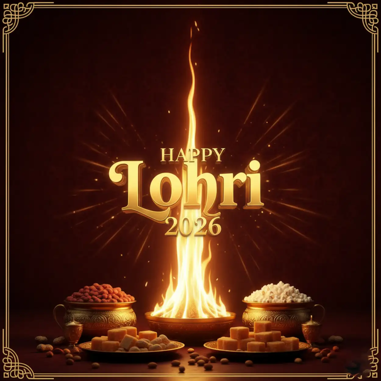 Free Download Happy Lohri 2026 Greetings For Colleagues - High Quality Happy Lohri 2026 Greetings Image