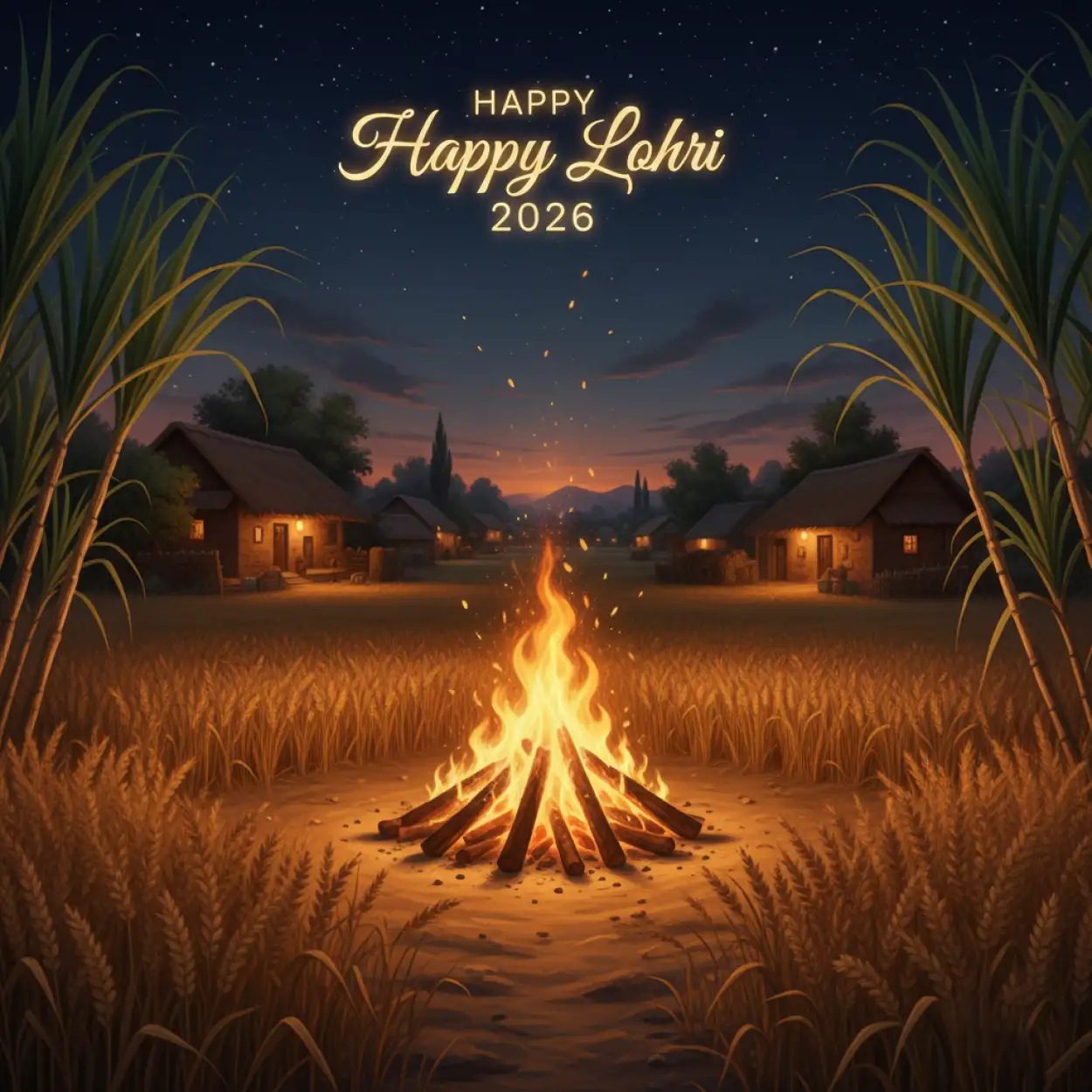 Free Download Happy Lohri 2026 Greetings Free Download - High Quality Appy Lohri 2026 Greetings Image