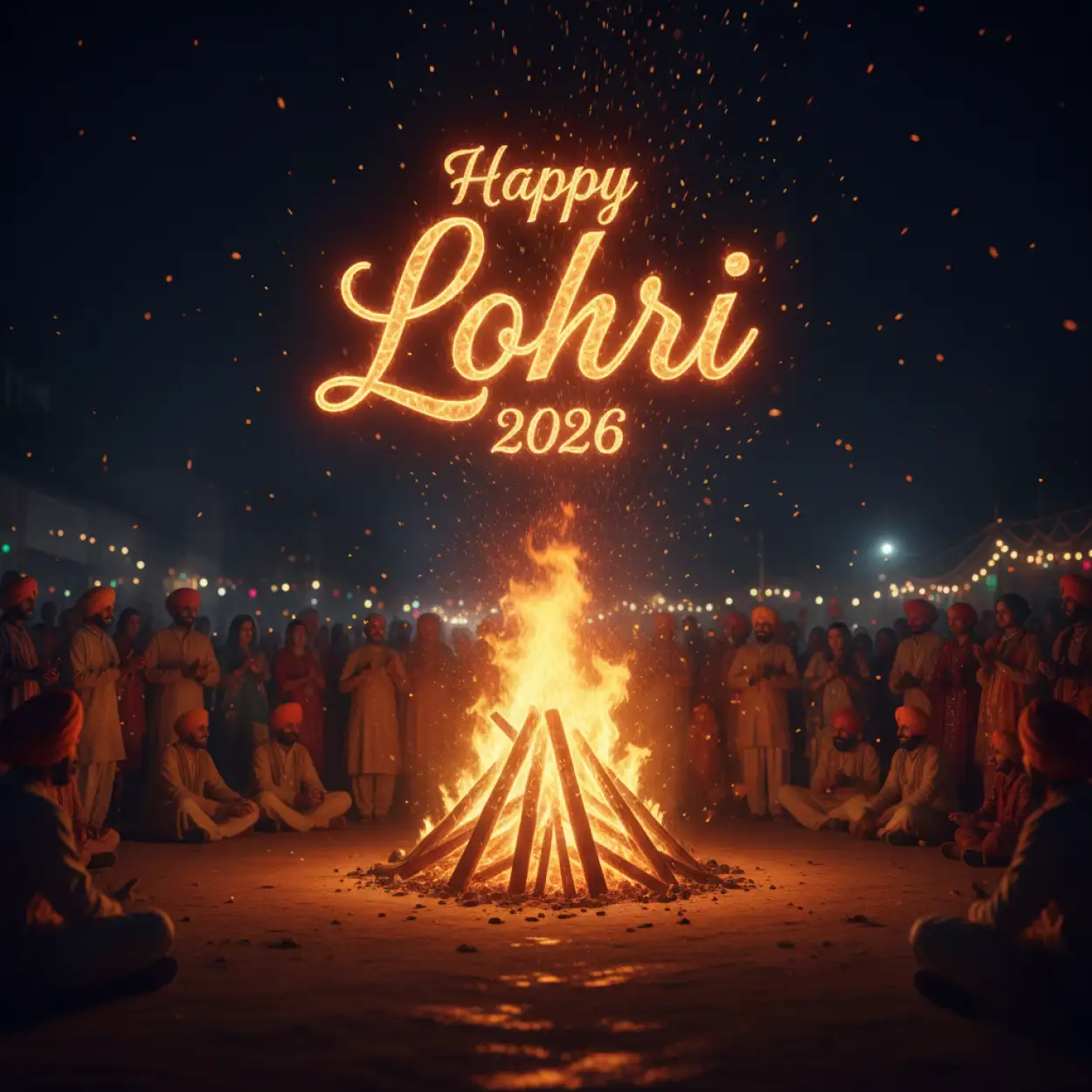 Free Download Happy Lohri 2026 Greetings Harvest Festival - High Quality Happy Lohri 2026 Greetings Image