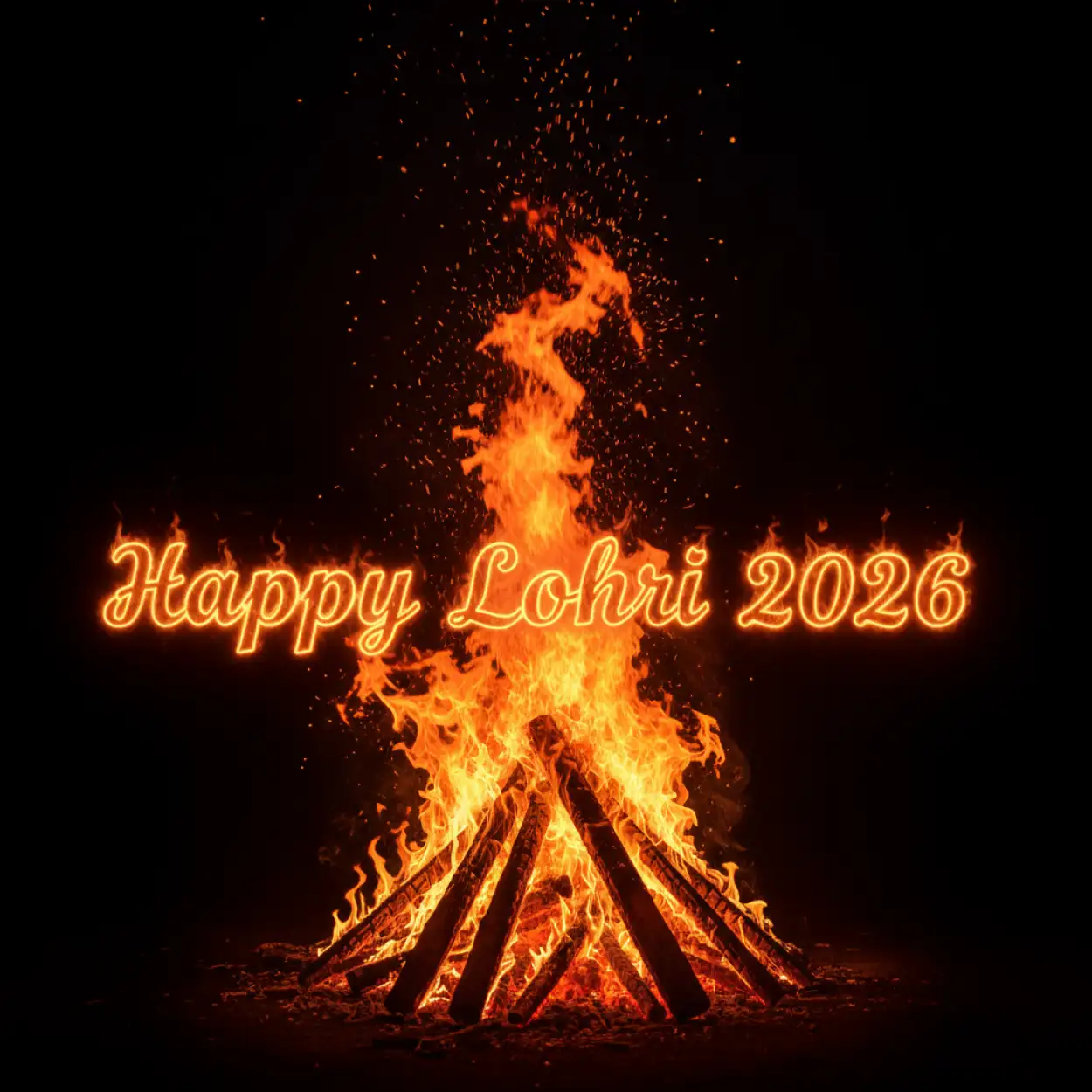 Free Download Happy Lohri 2026 Greetings Modern Traditional - High Quality Happy Lohri 2026 Greetings Image