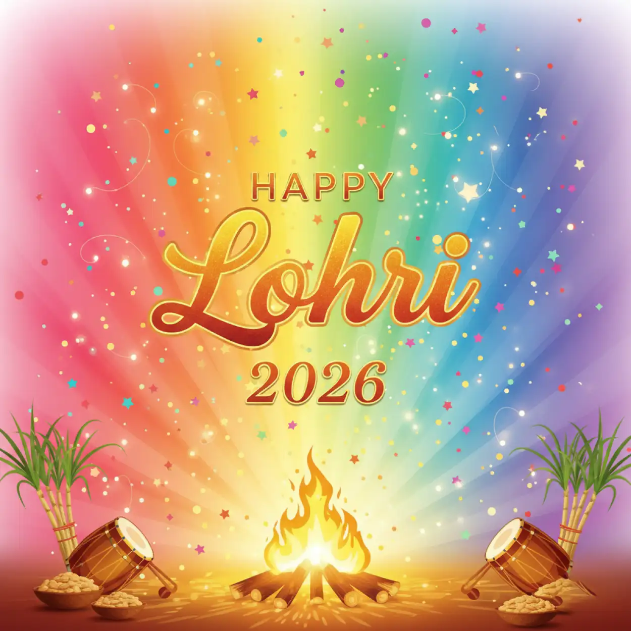 Free Download Happy Lohri 2026 Greetings Office Message - High Quality Happy Lohri 2026 Greetings Image