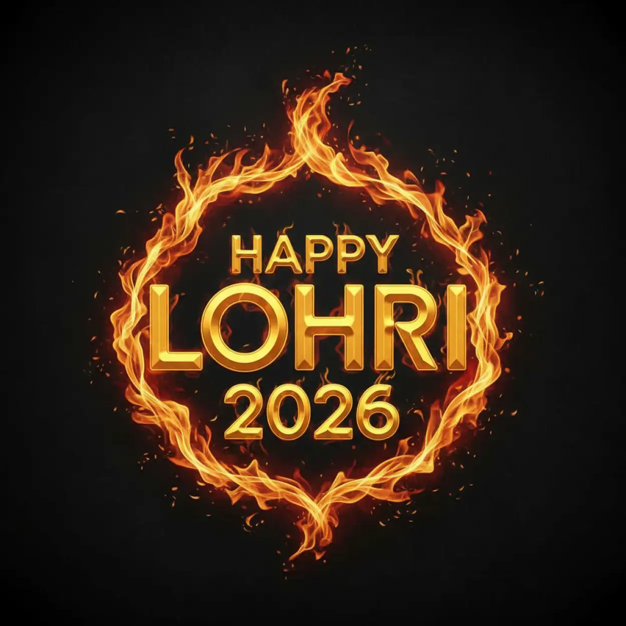 Free Download Happy Lohri 2026 Indian Festival Wishes - High Quality Appy Lohri 2026 Image
