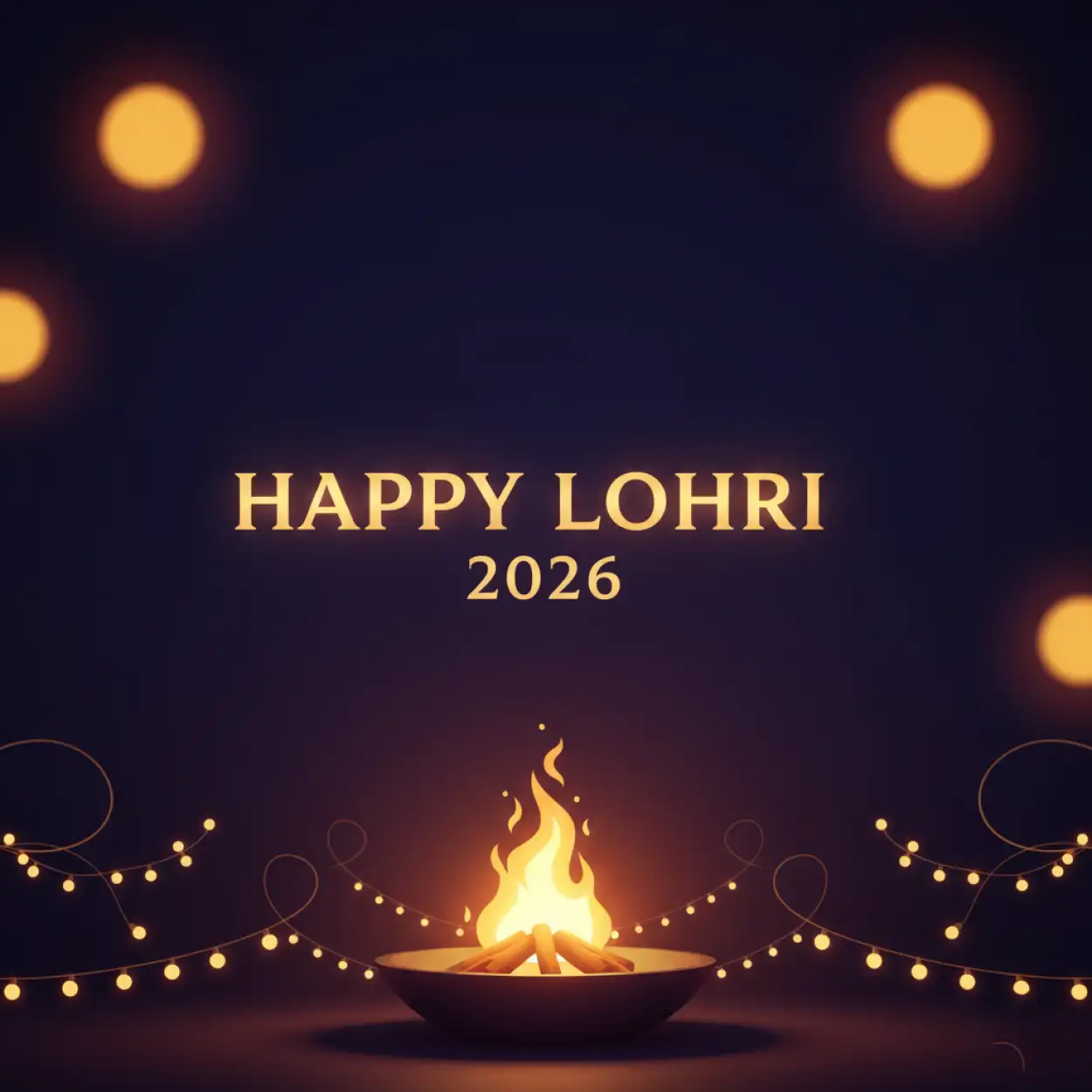Free Download Happy Lohri 2026 Message Photo - High Quality Happy Lohri 2026 Image