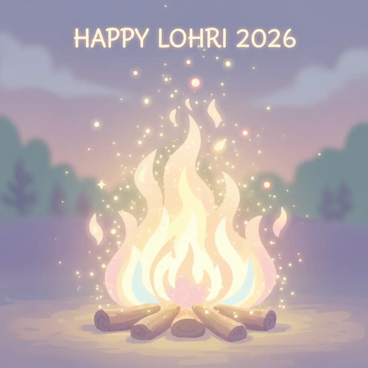 Free Download Happy Lohri 2026 Modern Graphic Design - High Quality Happy Lohri 2026 Image
