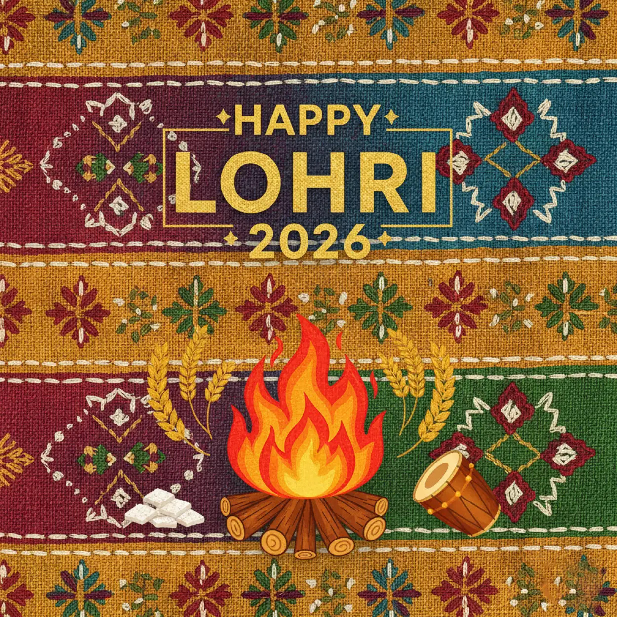 Free Download Happy Lohri 2026 Website Hero Banner - High Quality Happy Lohri 2026 Image