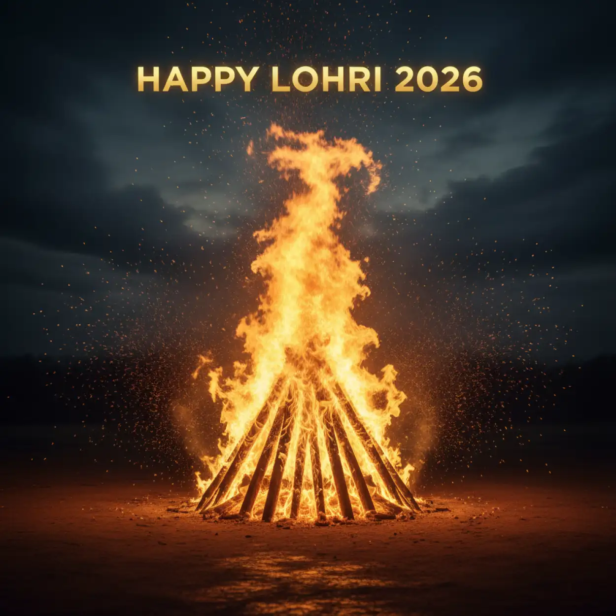 Free Download Happy Lohri 2026 Wishes Festive Background - High Quality Happy Lohri 2026 Wishes Background Image