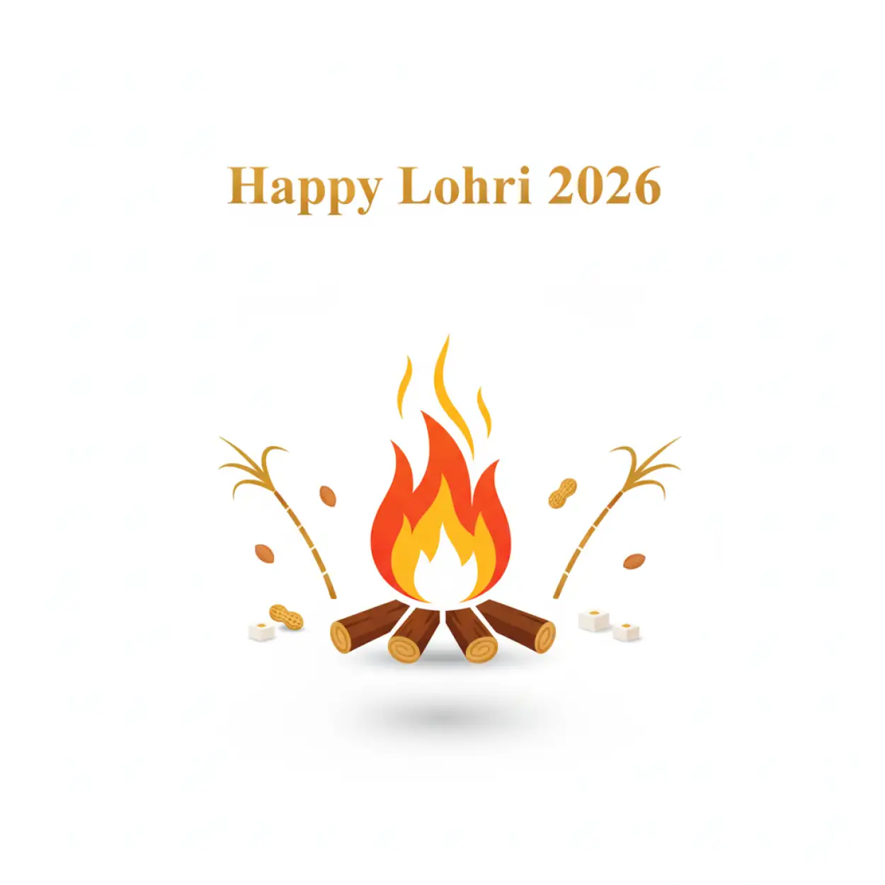 Free Download Happy Lohri 2026 Wishes Message With Images - High Quality Happy Lohri 2026 Wishes Image