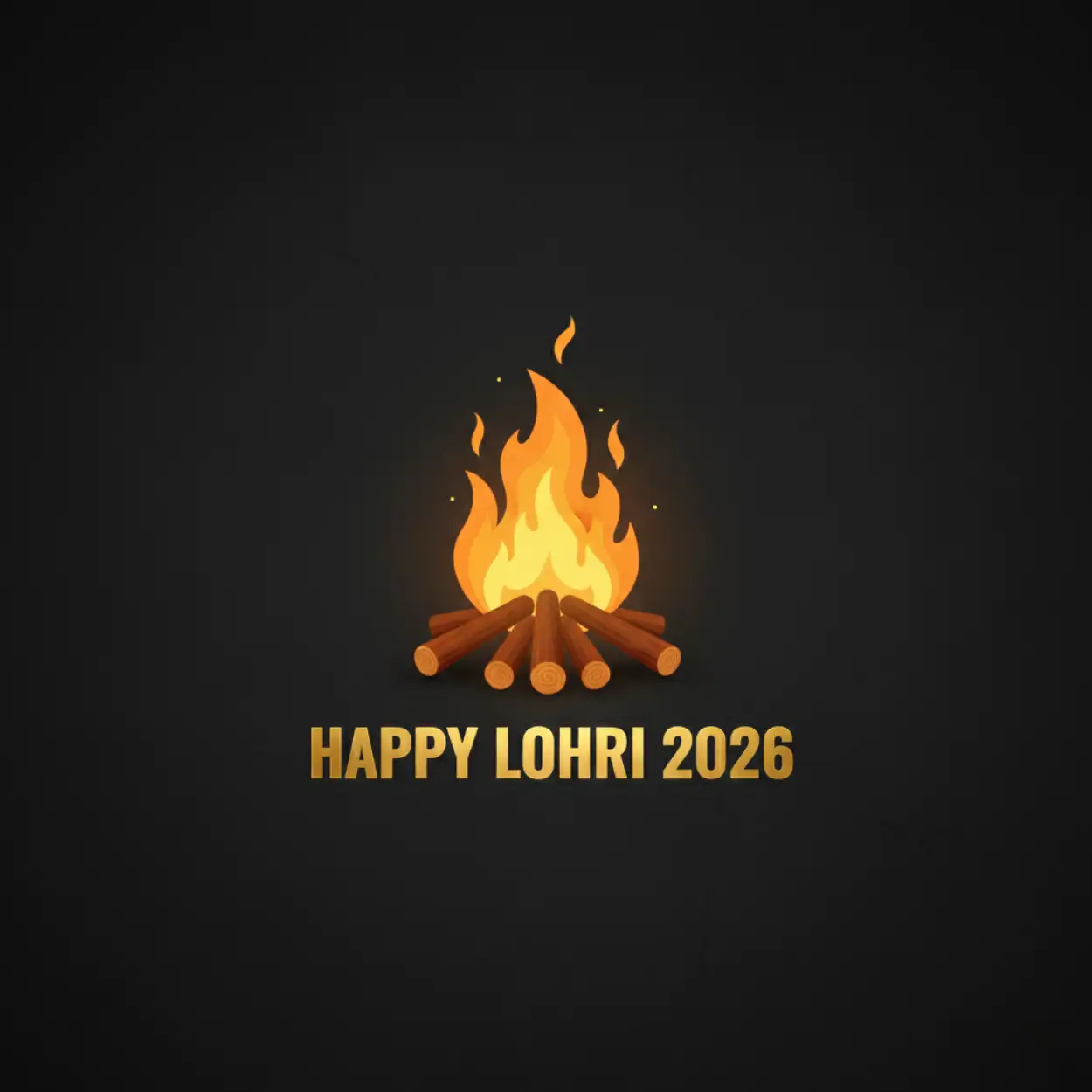 Free Download Happy Lohri 2026 Wishes With Traditional Elements - High Quality Happy Lohri 2026 Wishes Image