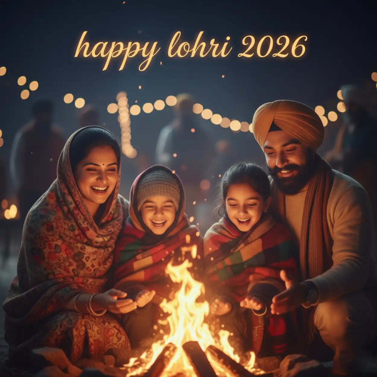 Free Download Happy Lohri Banner Design 2026 - High Quality Happy Lohri 2026 Image