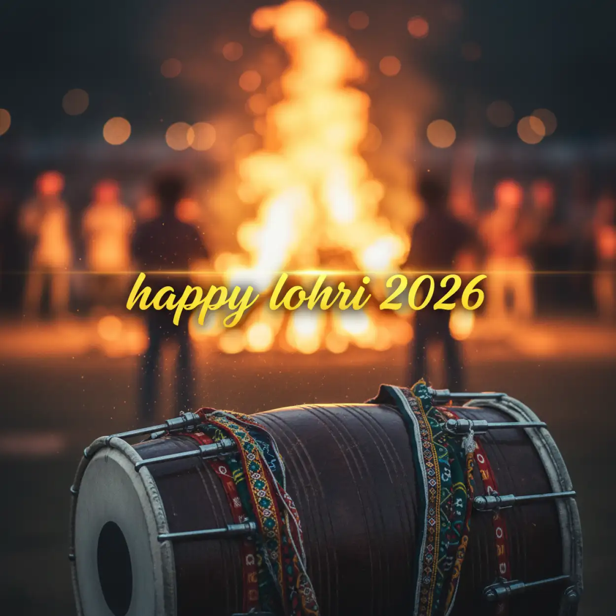 Free Download Happy Lohri Cultural Celebration 2026 - High Quality Happy Lohri 2026 Image