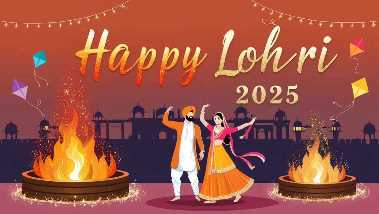 Happy Lohri Greetings 2025 With Animated Effects - Royalty Free Happy Lohri Greetings 2025 Image | Pngmagic Free Download Happy Lohri Greetings 2025 With Animated Effects - High Quality Happy Lohri Greetings 2025 Background