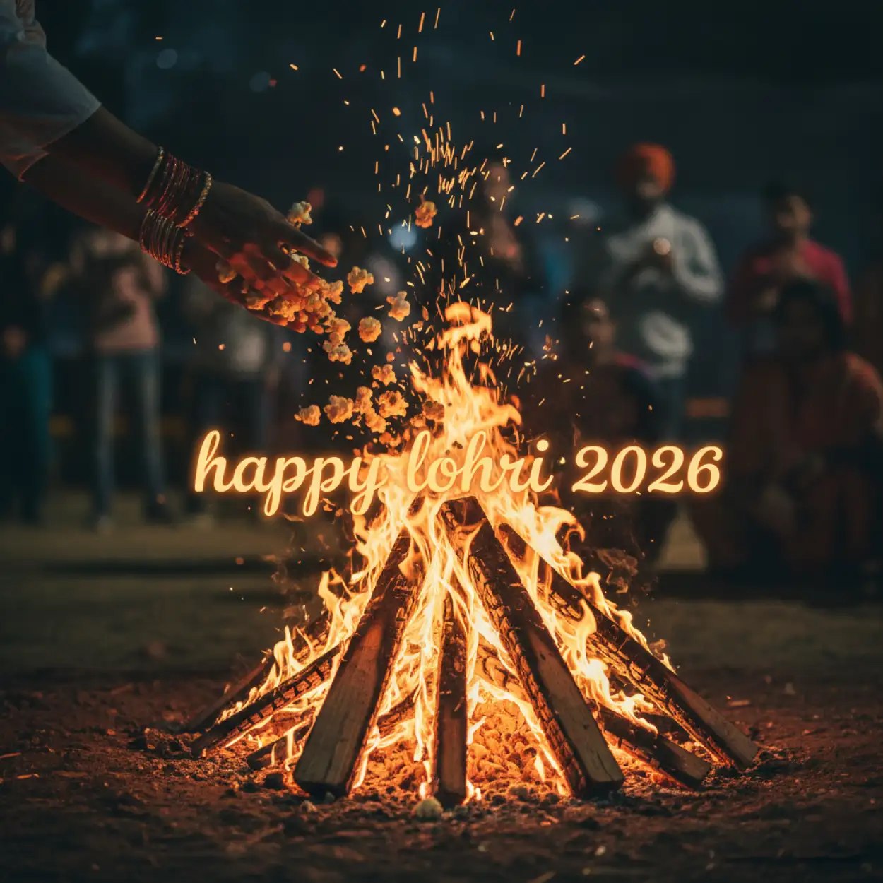 Free Download Happy Lohri Message In Punjabi 2026 - High Quality Happy Lohri 2026 Image
