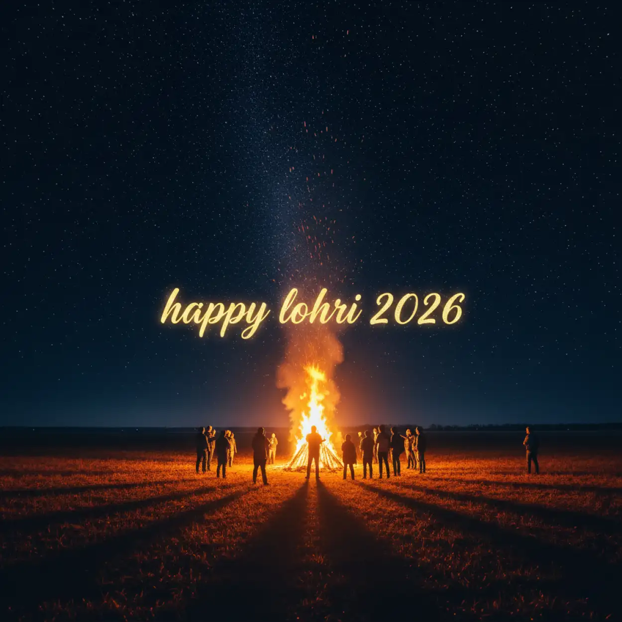 Free Download Happy Lohri Poster Design 2026 - High Quality Happy Lohri 2026 Image