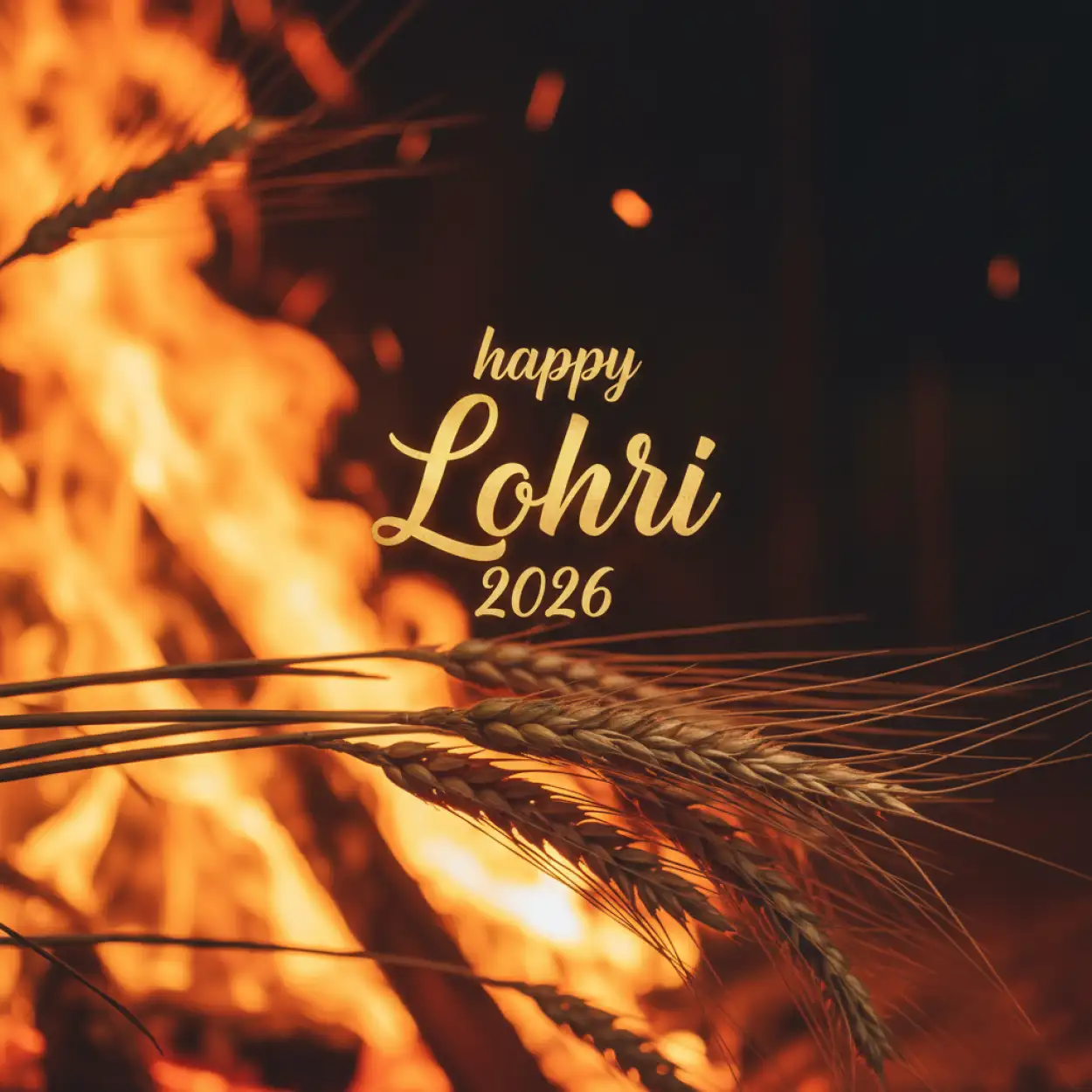 Free Download Happy Lohri Punjabi Festival 2026 - High Quality Happy Lohri 2026 Image