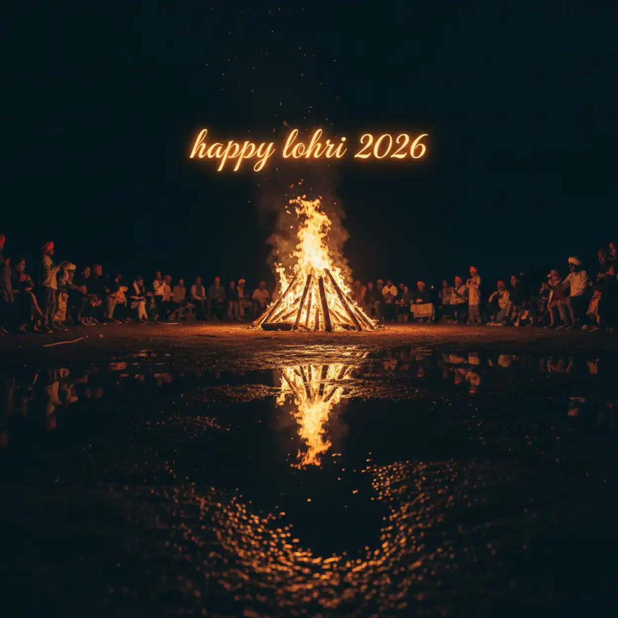 Free Download Happy Lohri Reel Cover 2026 - High Quality Happy Lohri 2026 Image