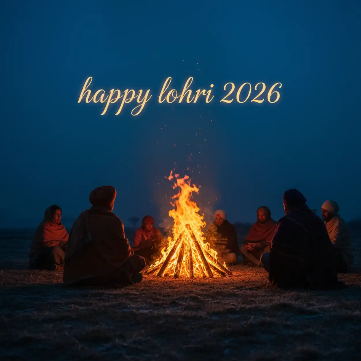 Free Download Happy Lohri Wishes 4k Wallpaper 2026 - High Quality Happy Lohri 2026 Image