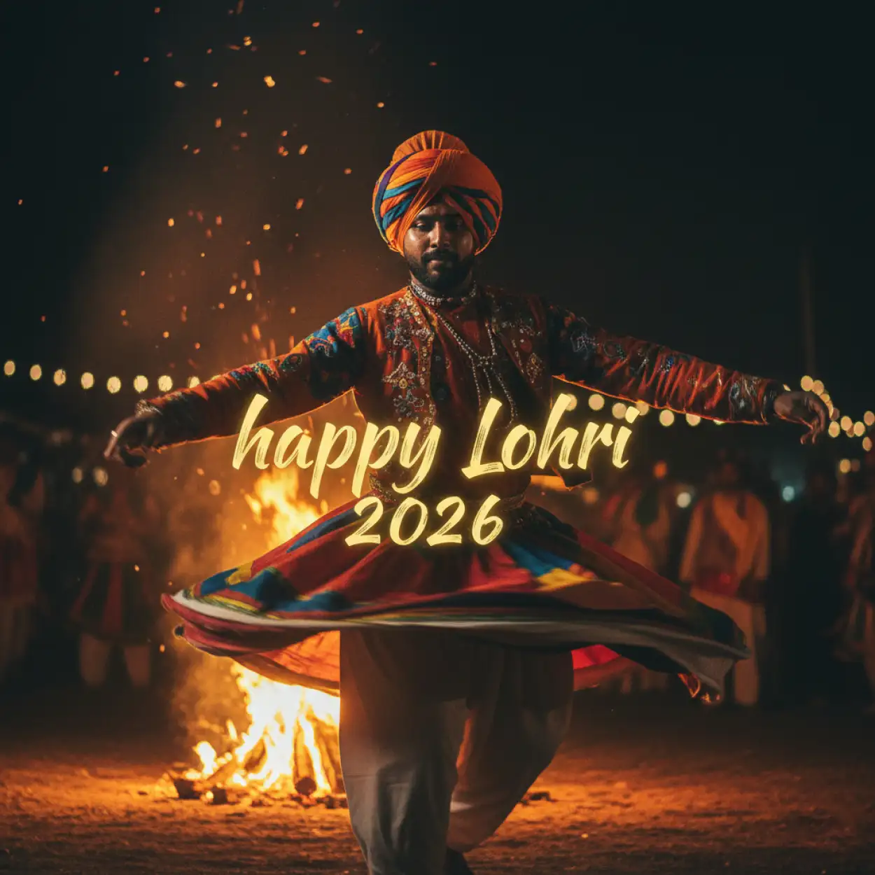 Free Download Happy Lohri Wishes For Newly Married Couple 2026 - High Quality Happy Lohri 2026 Background