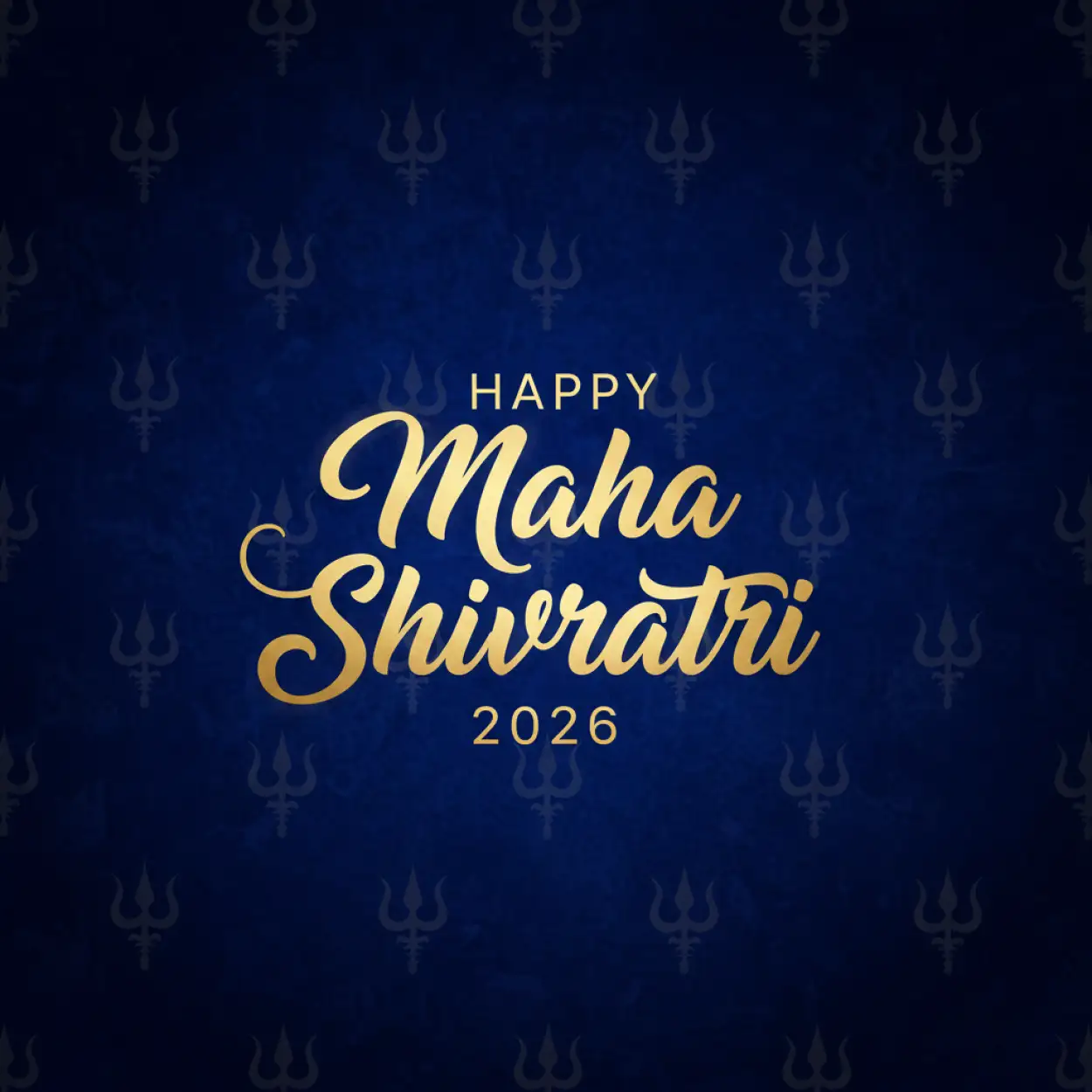 Free Download Happy Maha Shivratri 2026 Creative Typography Background - High Quality Happy Maha Shivratri 2026 Background