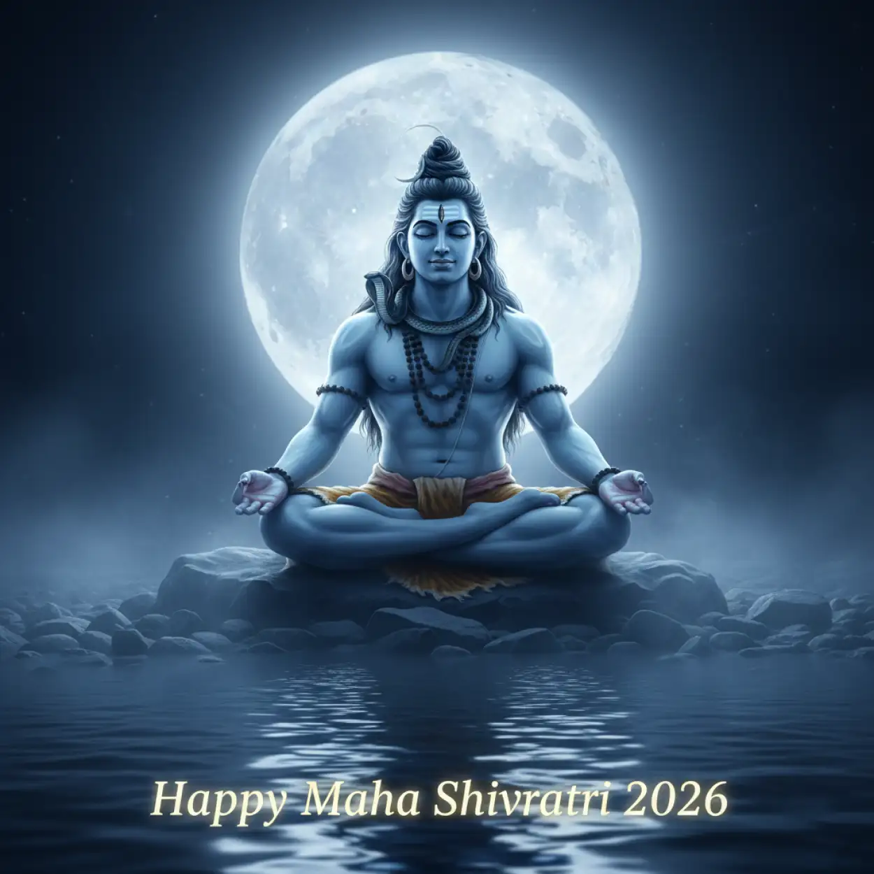 Free Download Happy Maha Shivratri 2026 Facebook Bhakti Wallpaper - High Quality Happy Maha Shivratri 2026 Facebook Post Background