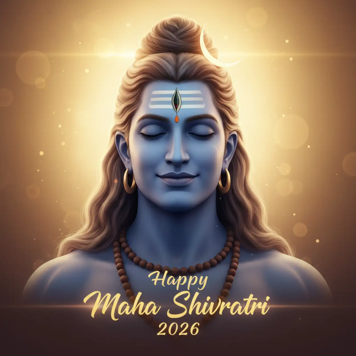Free Download Happy Maha Shivratri 2026 Facebook Creative Post Design - High Quality Happy Maha Shivratri 2026 Facebook Post Background