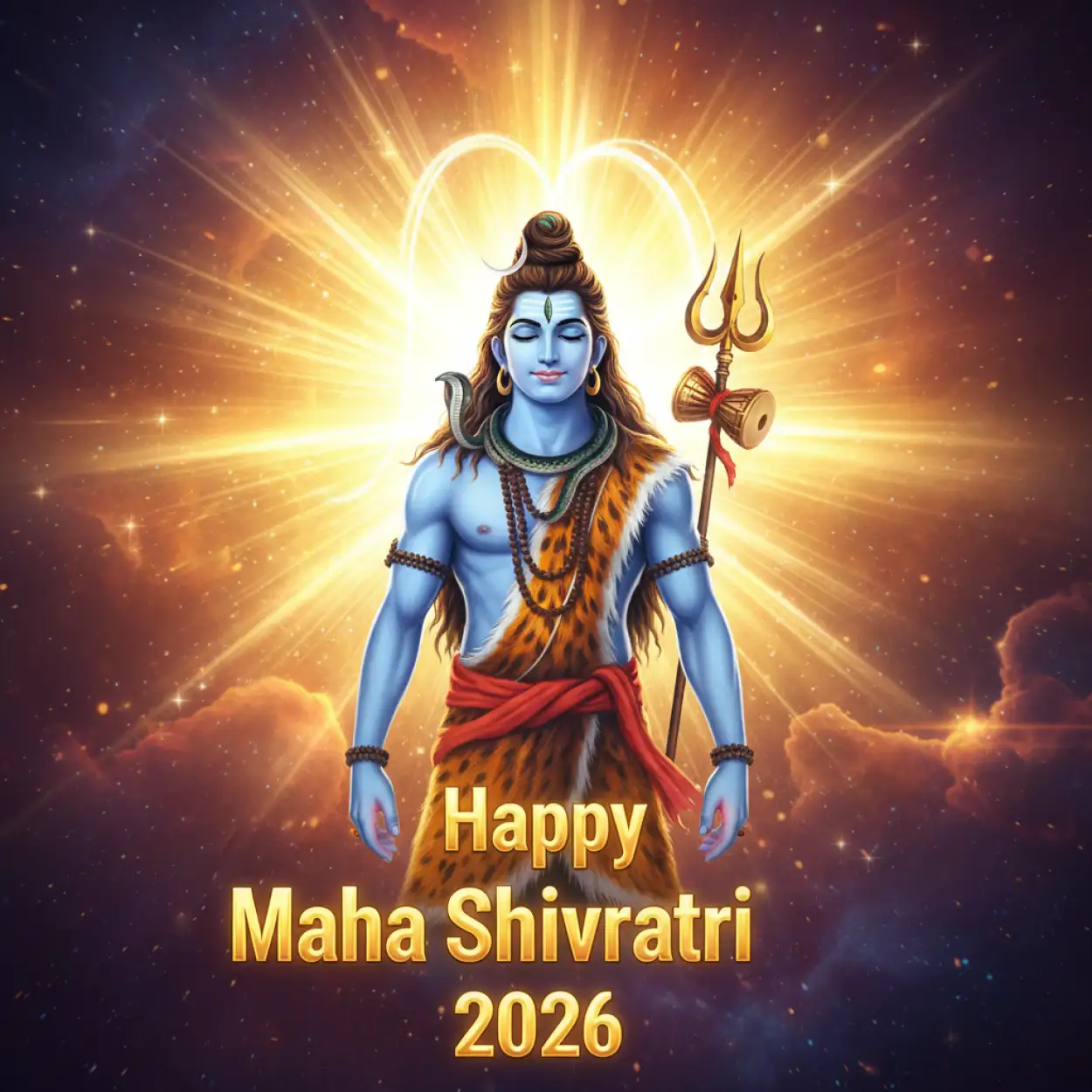 Free Download Happy Maha Shivratri 2026 Facebook Festival Status - High Quality Happy Maha Shivratri 2026 Facebook Post Background