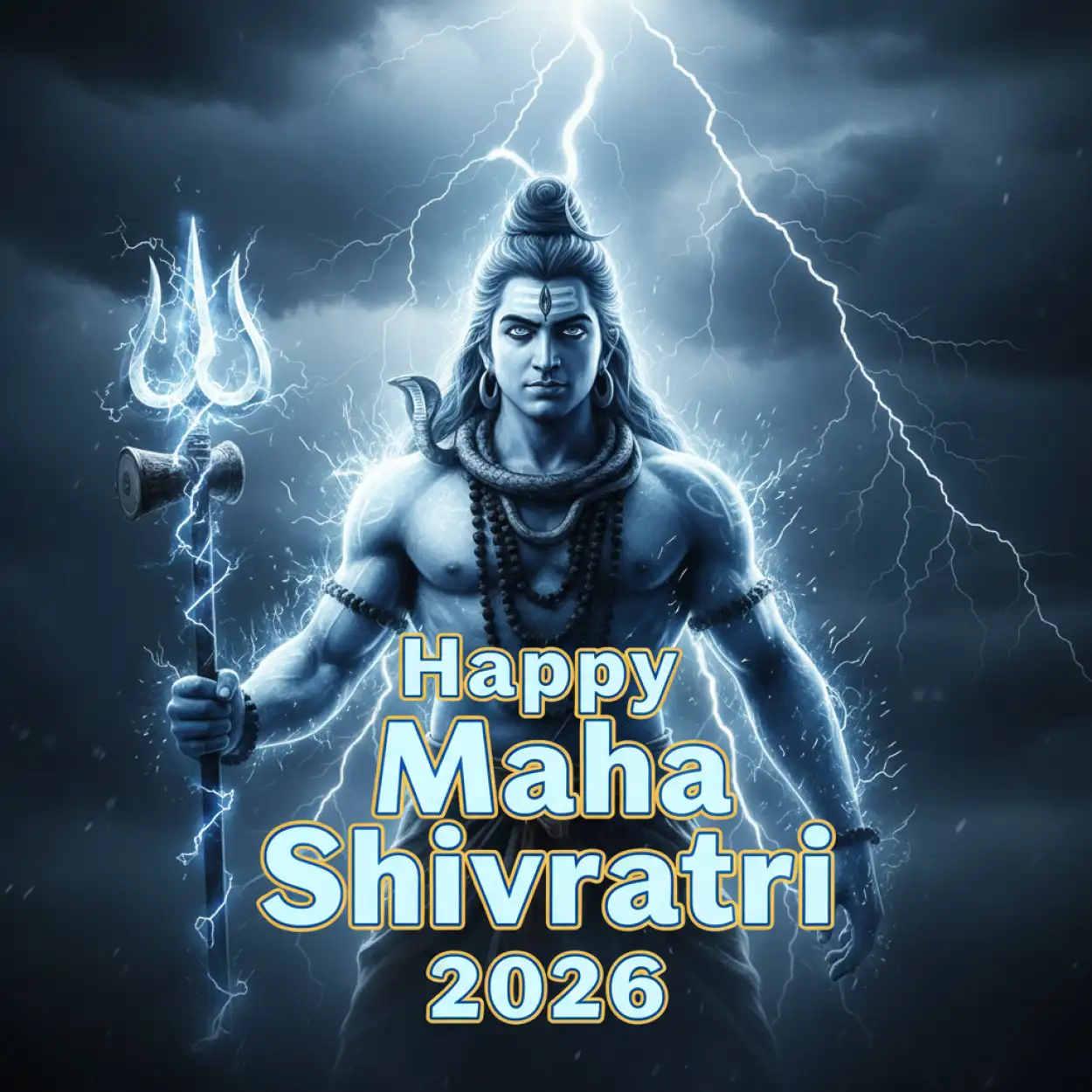 Free Download Happy Maha Shivratri 2026 Facebook Poster Download - High Quality Happy Maha Shivratri 2026 Facebook Post Background