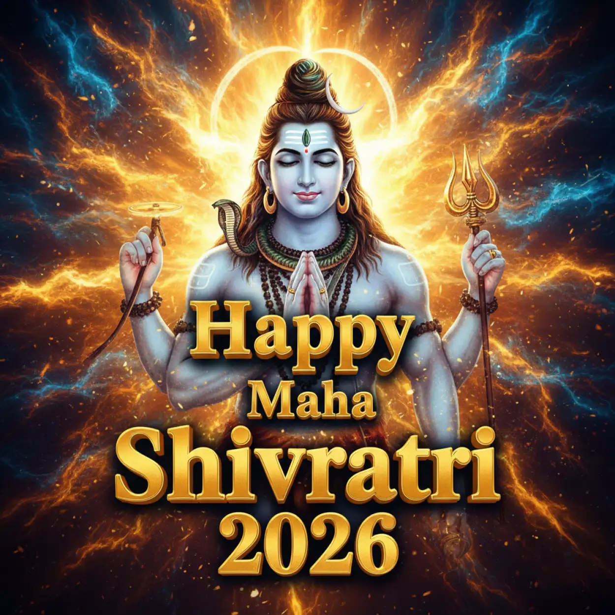 Free Download Happy Maha Shivratri 2026 Facebook Share Post Hd - High Quality Happy Maha Shivratri 2026 Facebook Post Background