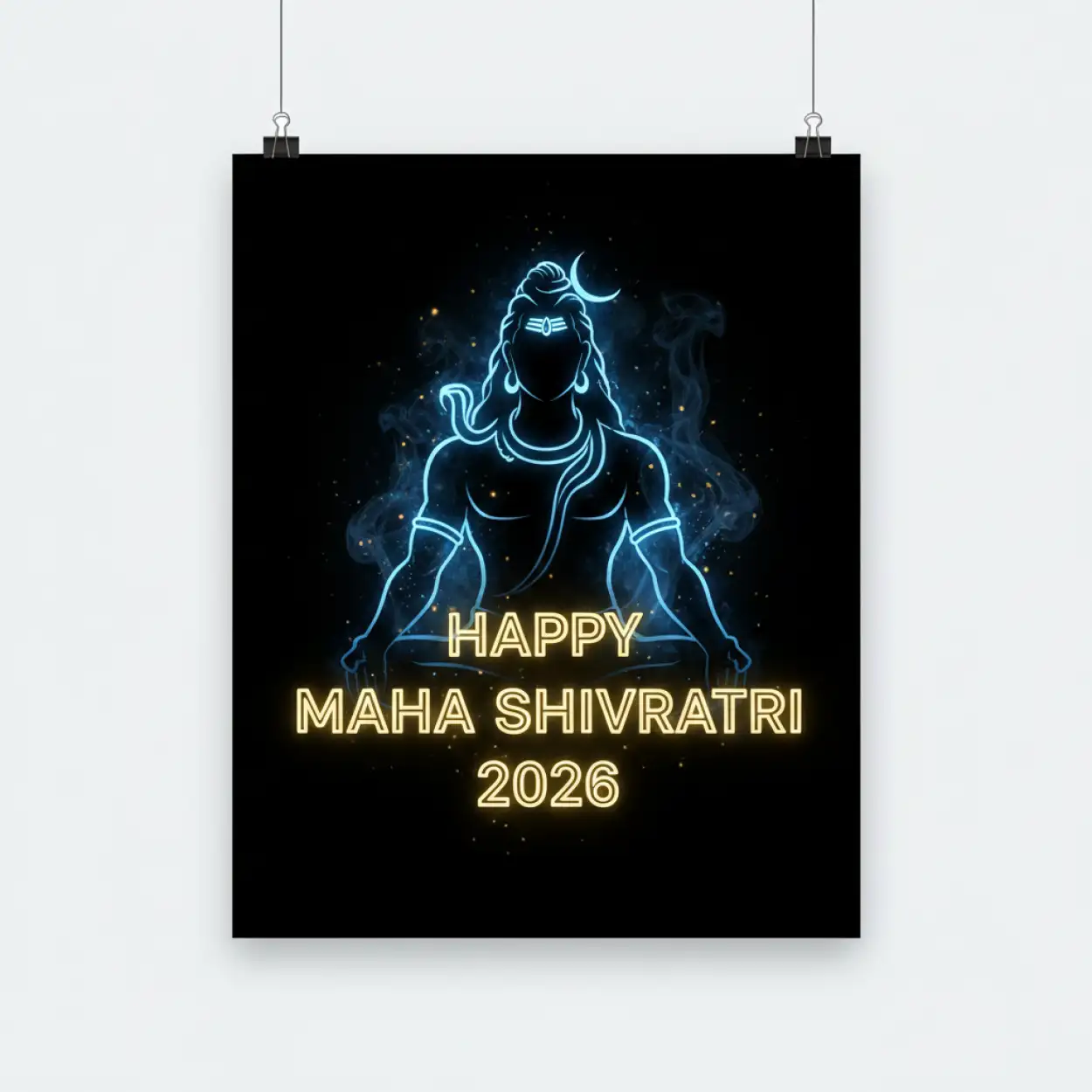 Free Download Happy Maha Shivratri 2026 Facebook Template Design - High Quality Happy Maha Shivratri 2026 Facebook Post Background