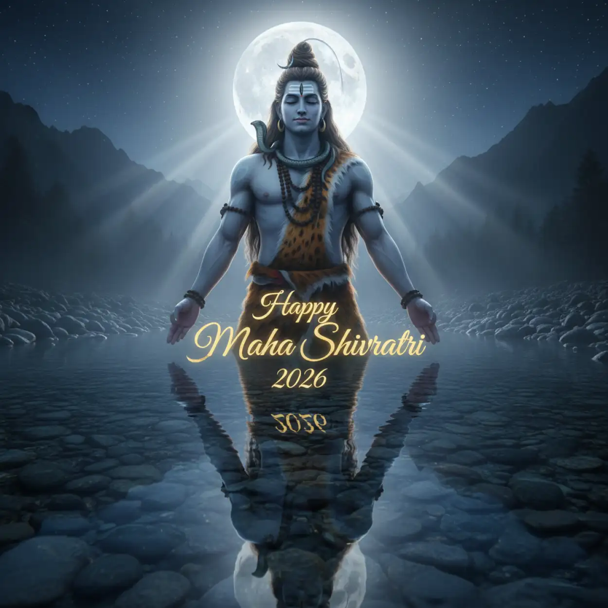 Free Download Happy Maha Shivratri 2026 Instagram Devotional Post - High Quality Happy Maha Shivratri 2026 Instagram Post Background