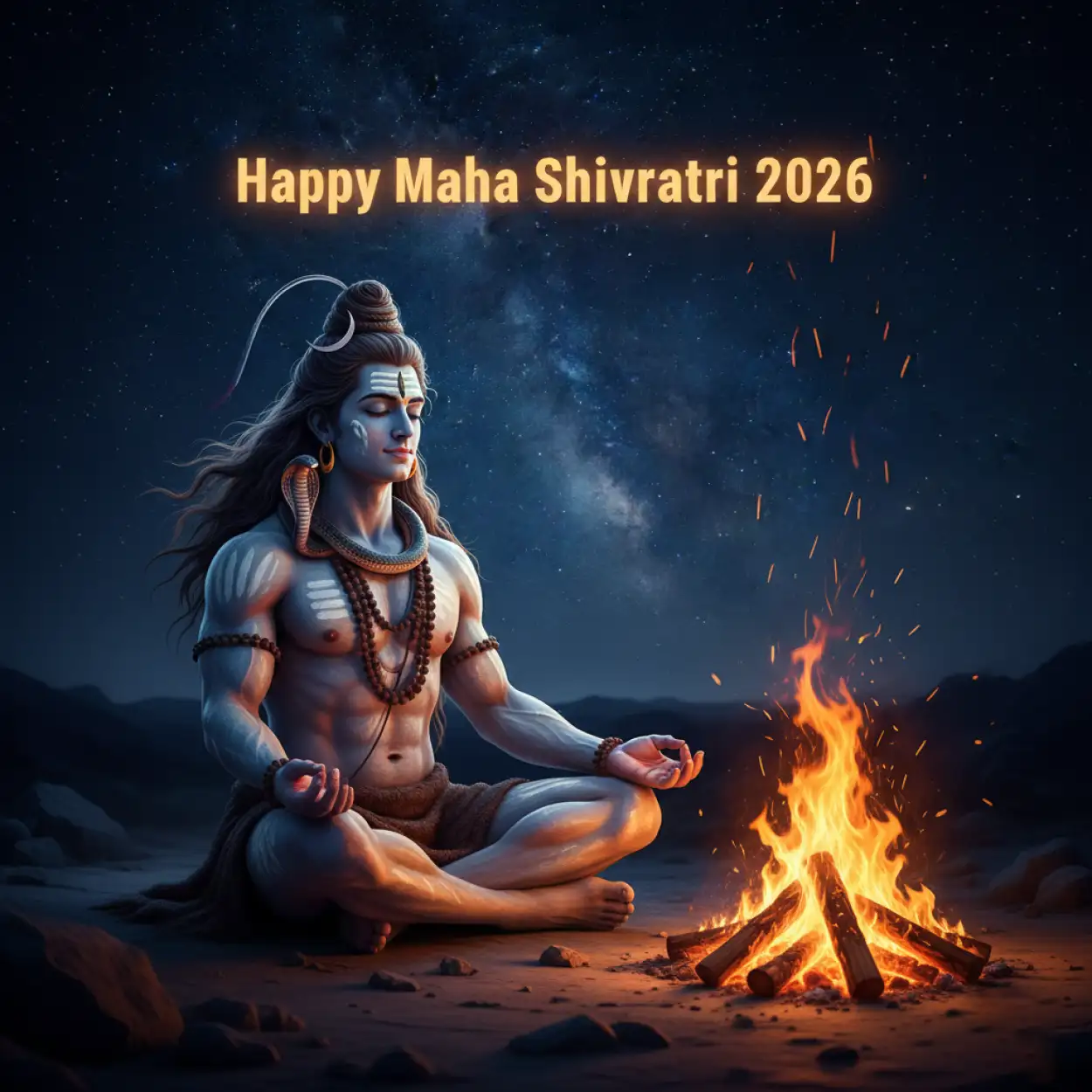 Free Download Happy Maha Shivratri 2026 Instagram Shiv Bhakti Image - High Quality Happy Maha Shivratri 2026 Instagram Post Background