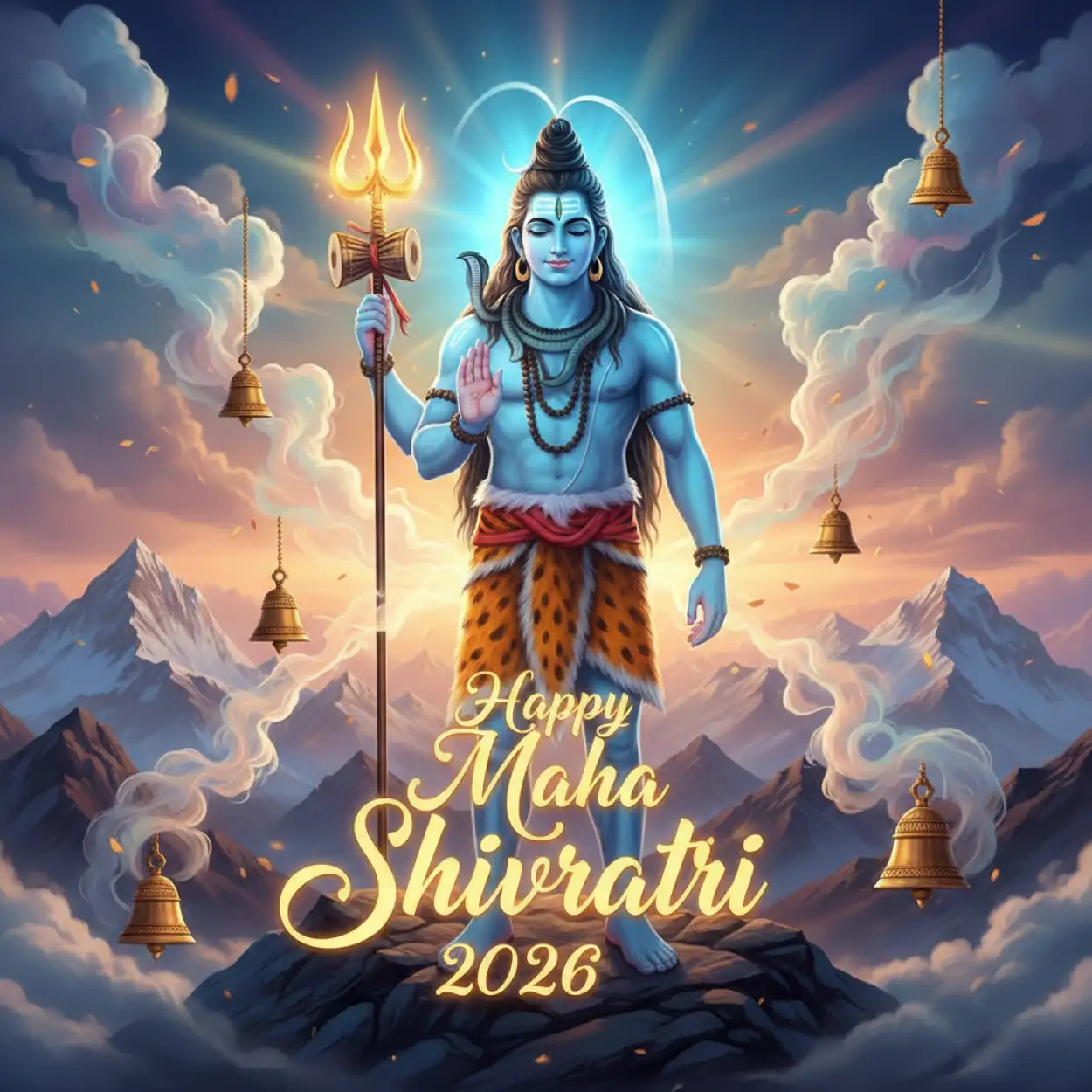Free Download Happy Maha Shivratri 2026 Instagram Viral Bhakti Post - High Quality Happy Maha Shivratri 2026 Instagram Post Background
