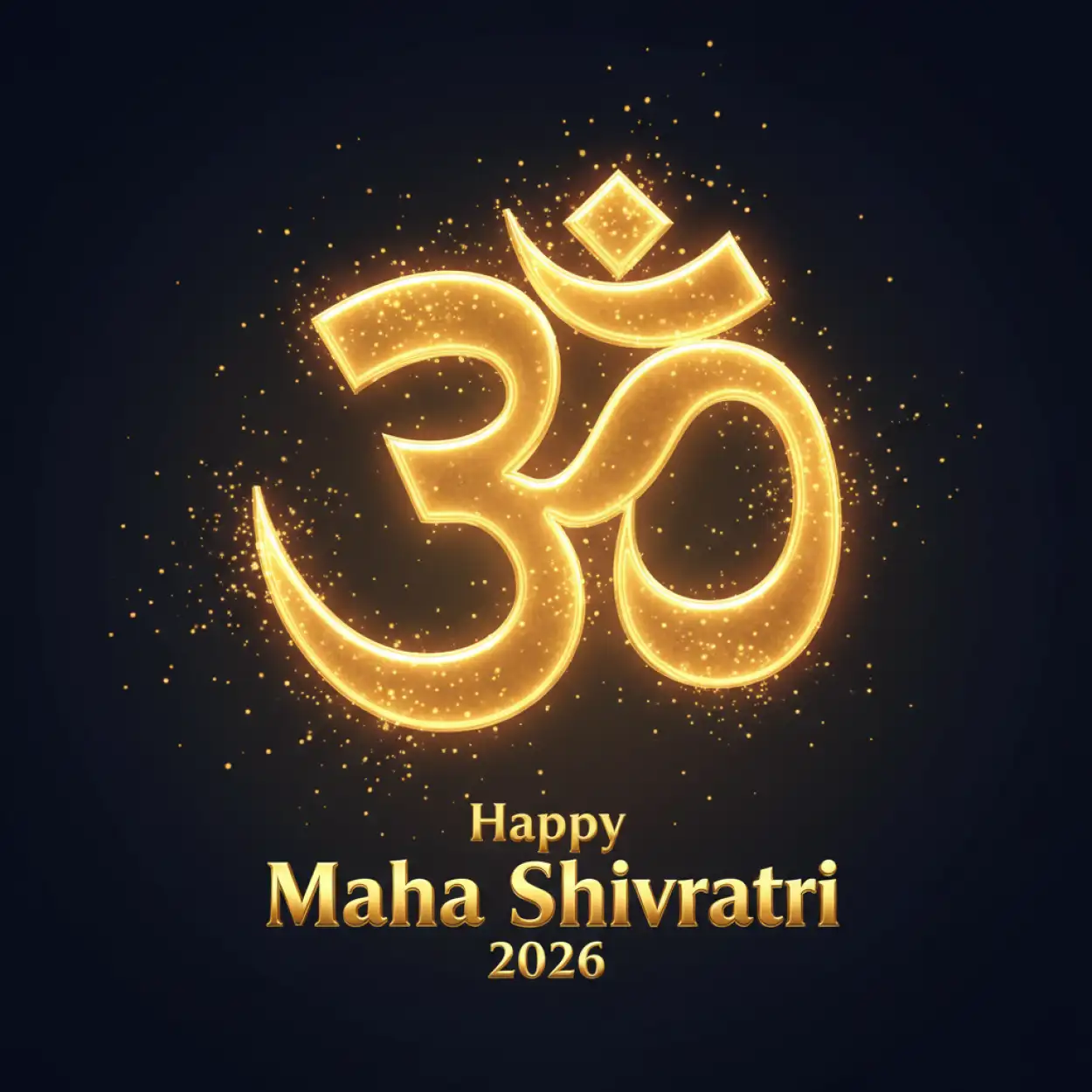 Free Download Happy Maha Shivratri 2026 Om Symbol Png - High Quality Happy Maha Shivratri 2026 PNG Image