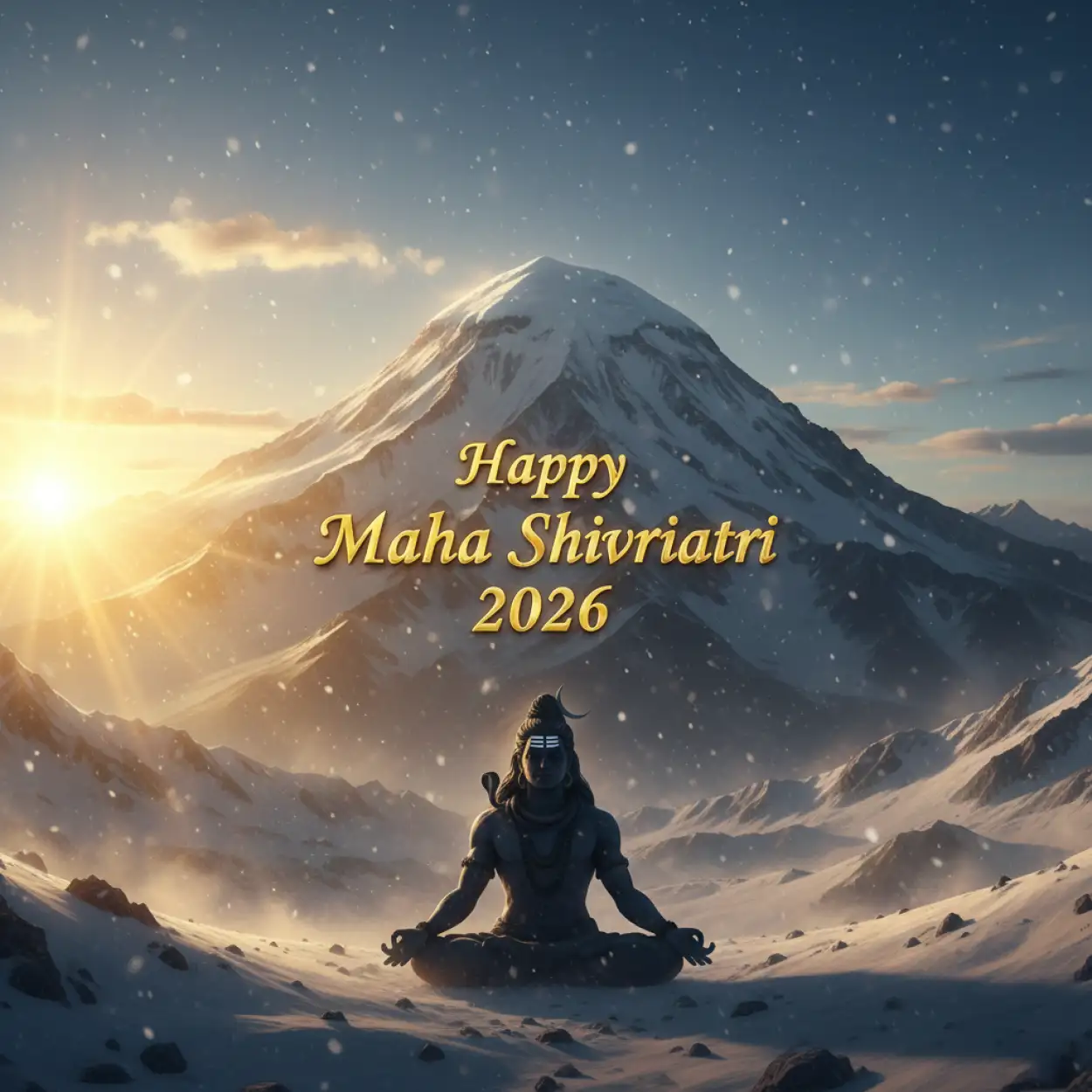 Free Download Happy Maha Shivratri 2026 Religious Background Hd - High Quality Happy Maha Shivratri 2026 Background