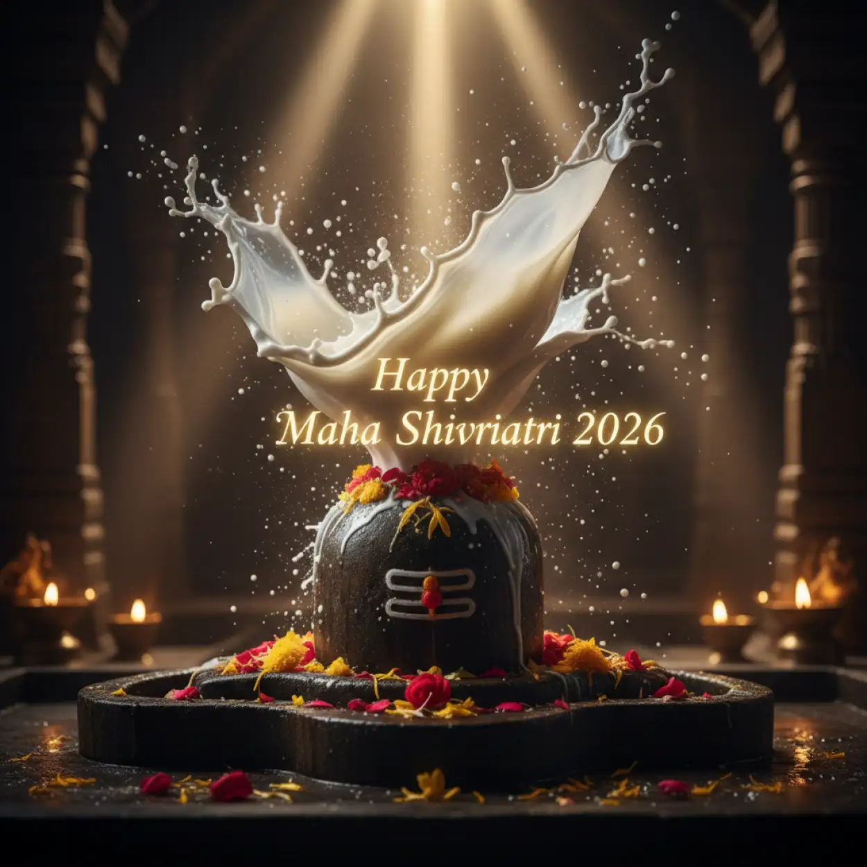 Free Download Happy Maha Shivratri 2026 Whatsapp Shivling Image Hd - High Quality Happy Maha Shivratri 2026 Whatsapp Background