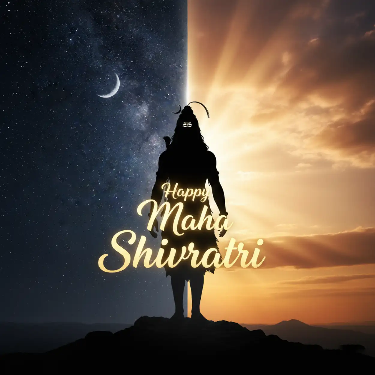 Free Download Happy Maha Shivratri A4 Poster Design - High Quality Happy Maha Shivratri Background