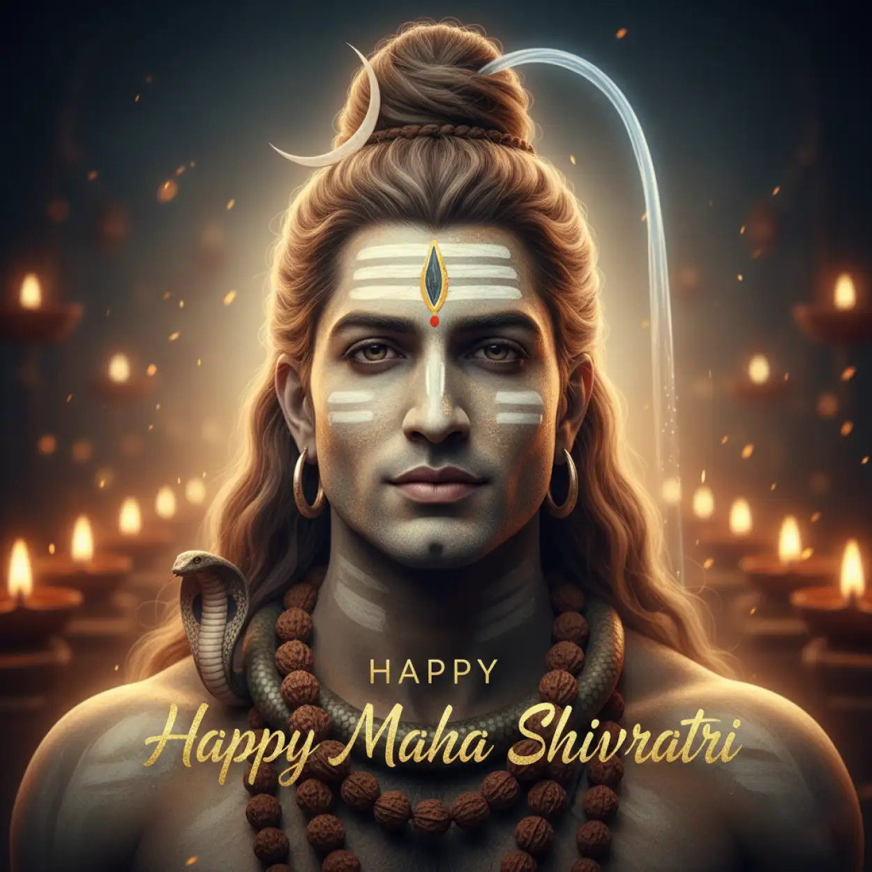 Free Download Happy Maha Shivratri Realistic Images - High Quality Happy Maha Shivratri Background