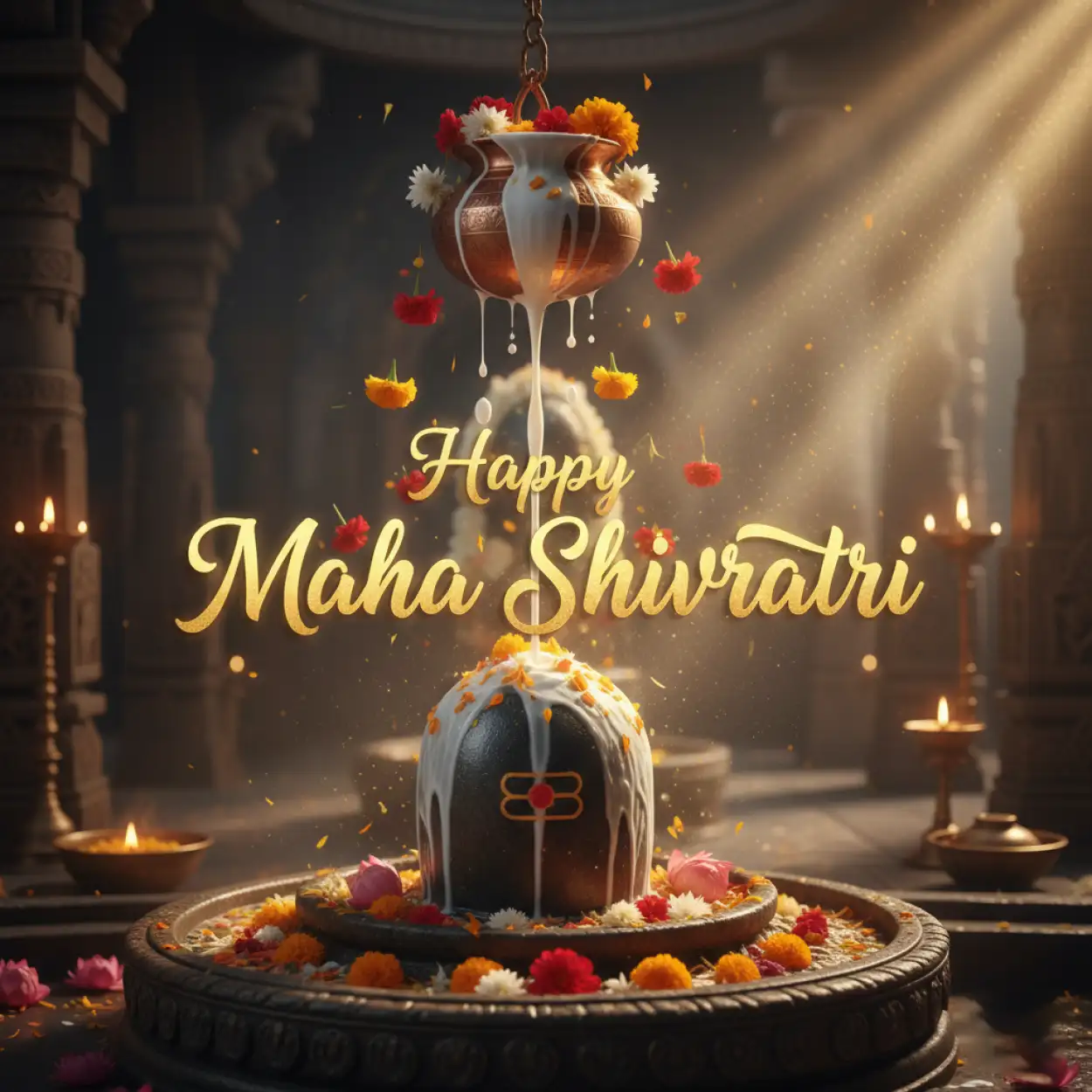 Free Download Happy Maha Shivratri Shivling Images - High Quality Happy Maha Shivratri Background