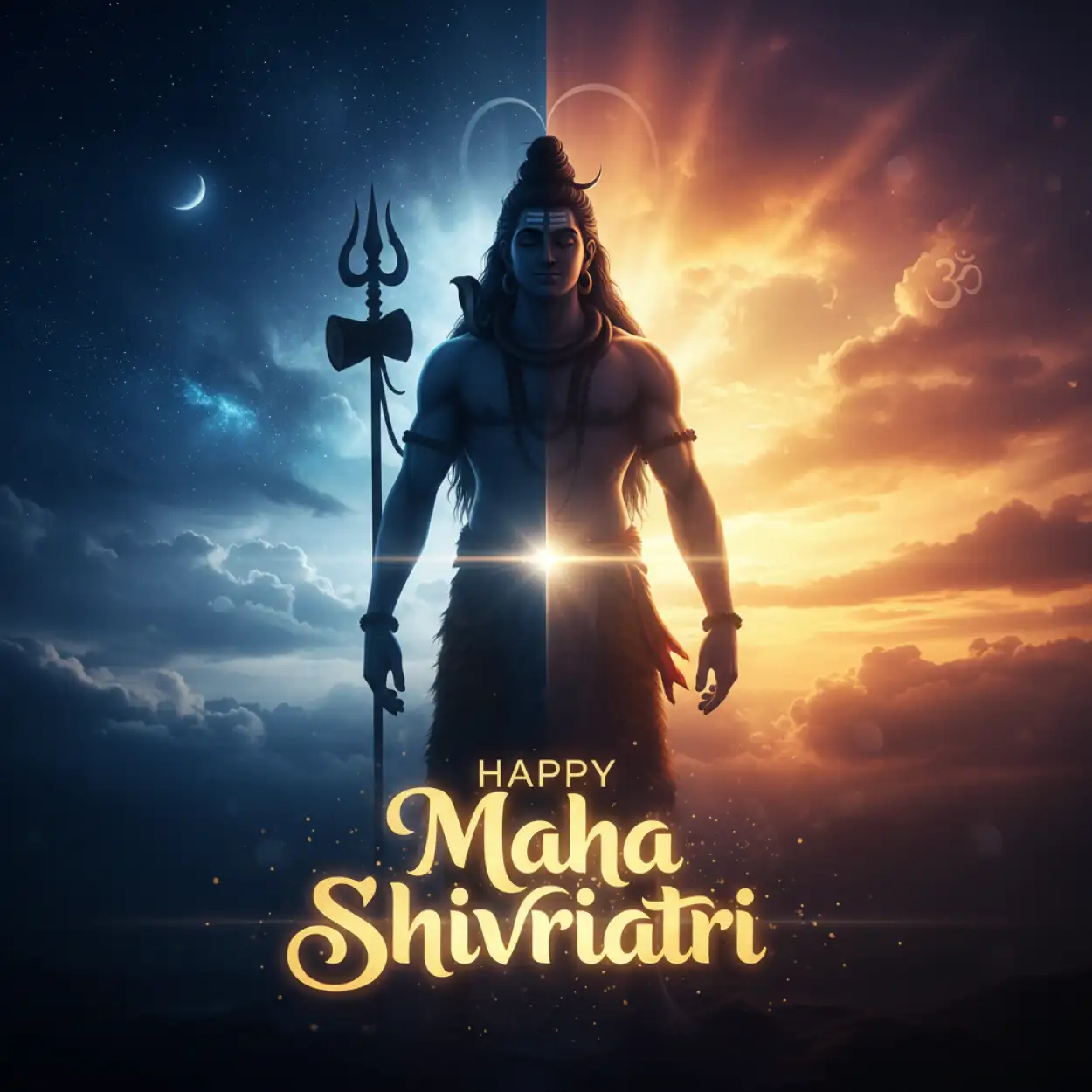 Free Download Happy Maha Shivratri Vertical Poster - High Quality Happy Maha Shivratri Background